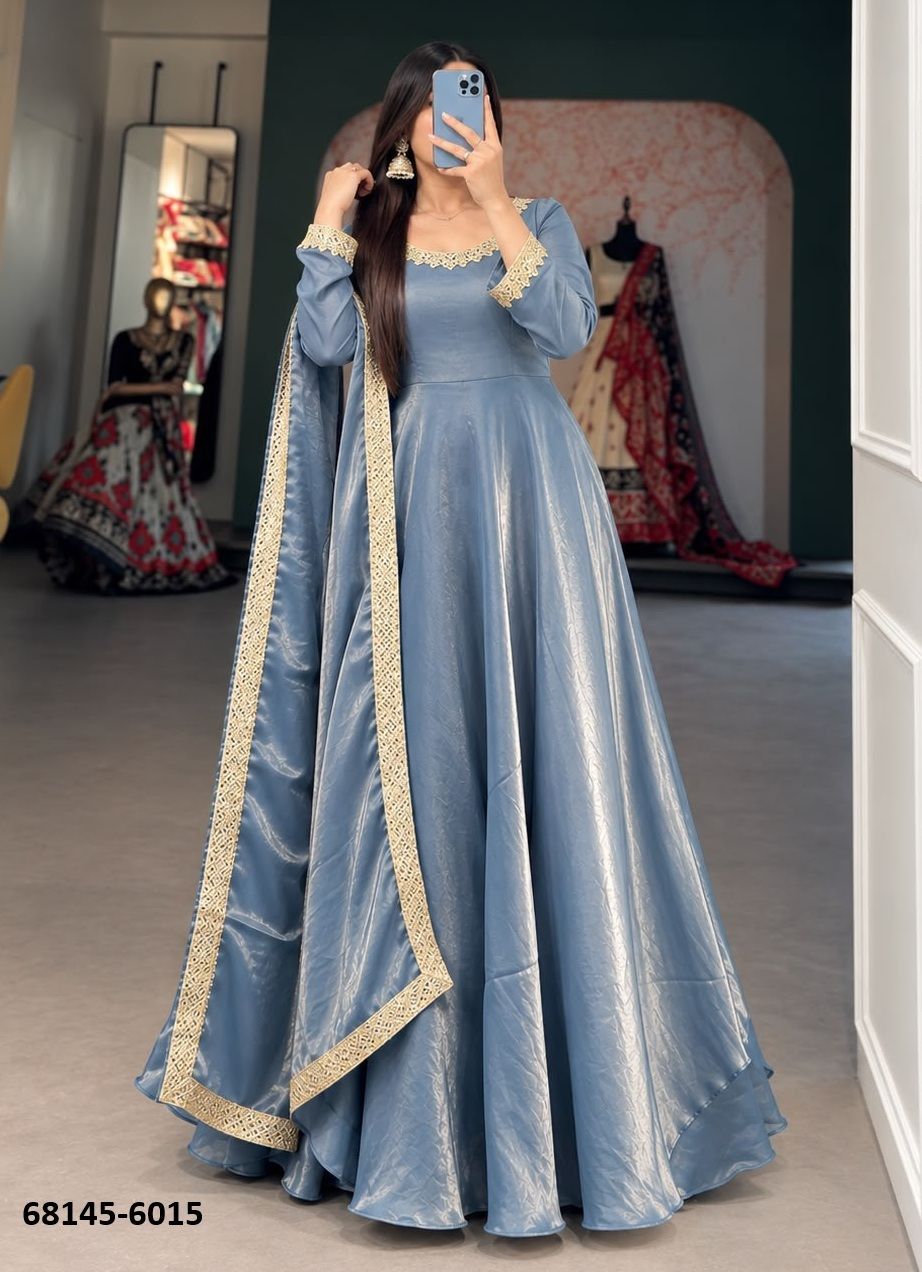 SUHANA SAFAR - Catalog # 68145 (Set of 5 Readymade Gowns) SUHANA SAFAR - Catalog # 68145 (Set of 5 Readymade Gowns)