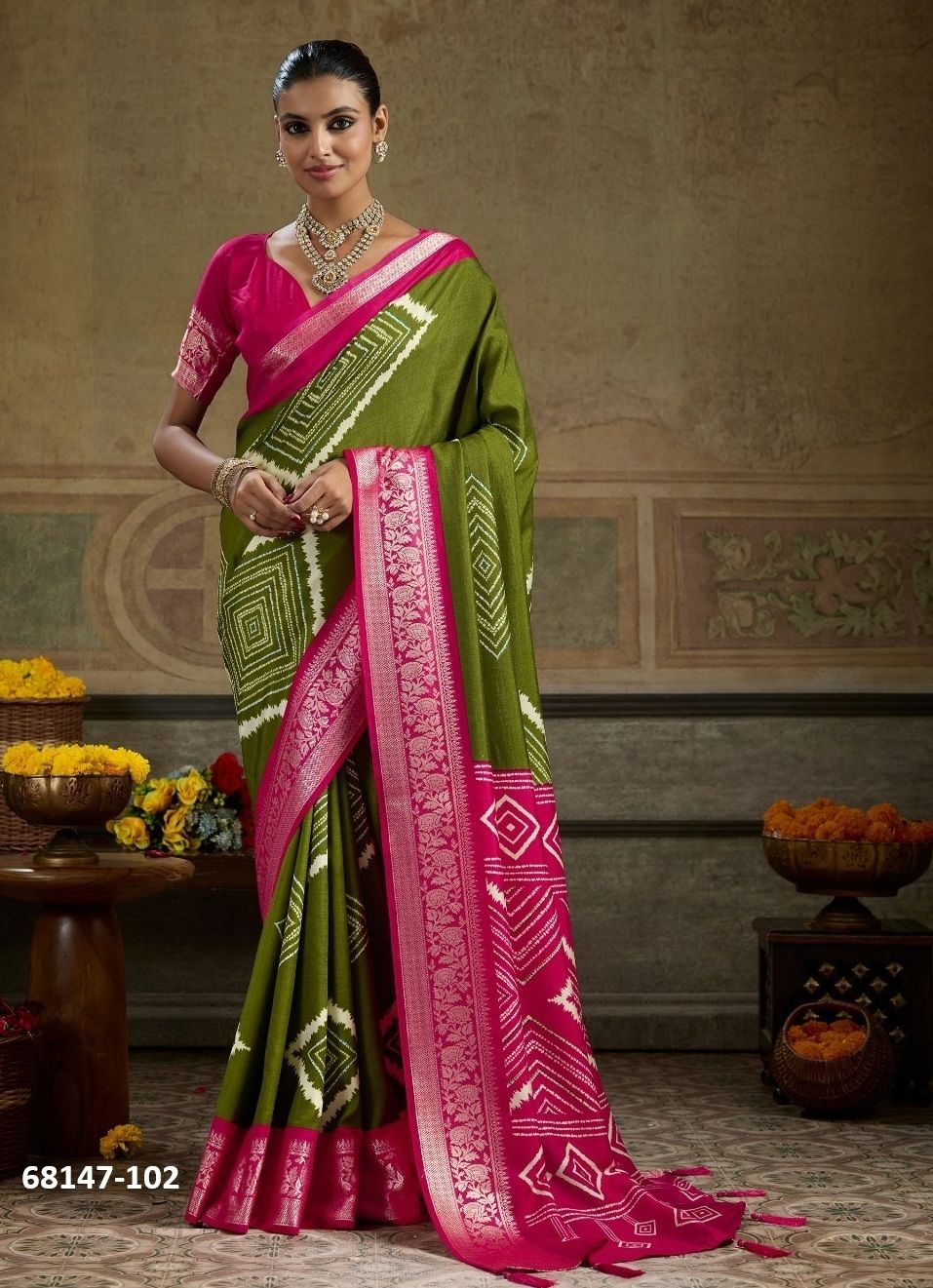 MUDRA - Catalog # 68147 (Set of 8 Sarees)
