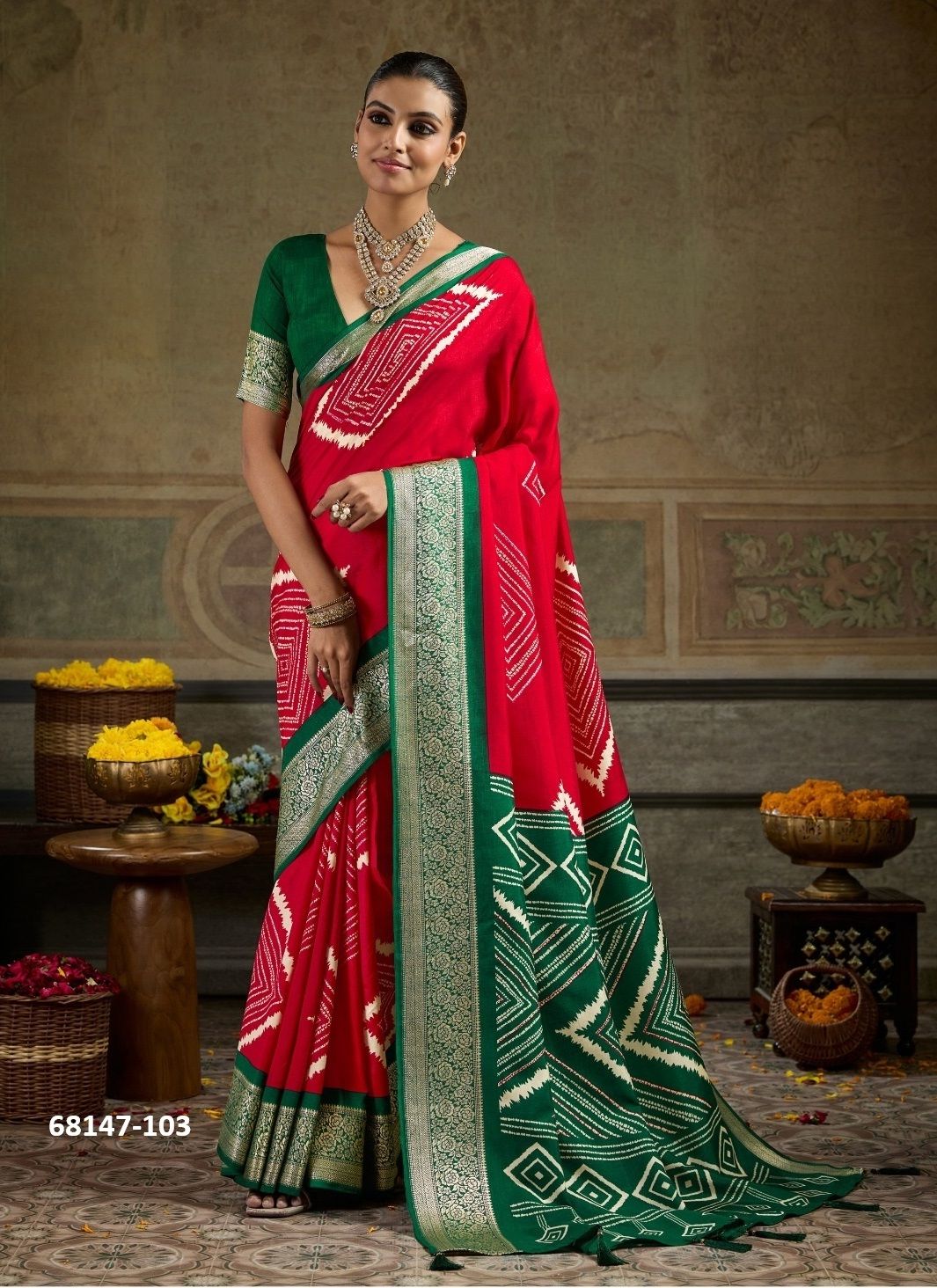 MUDRA - Catalog # 68147 (Set of 8 Sarees)