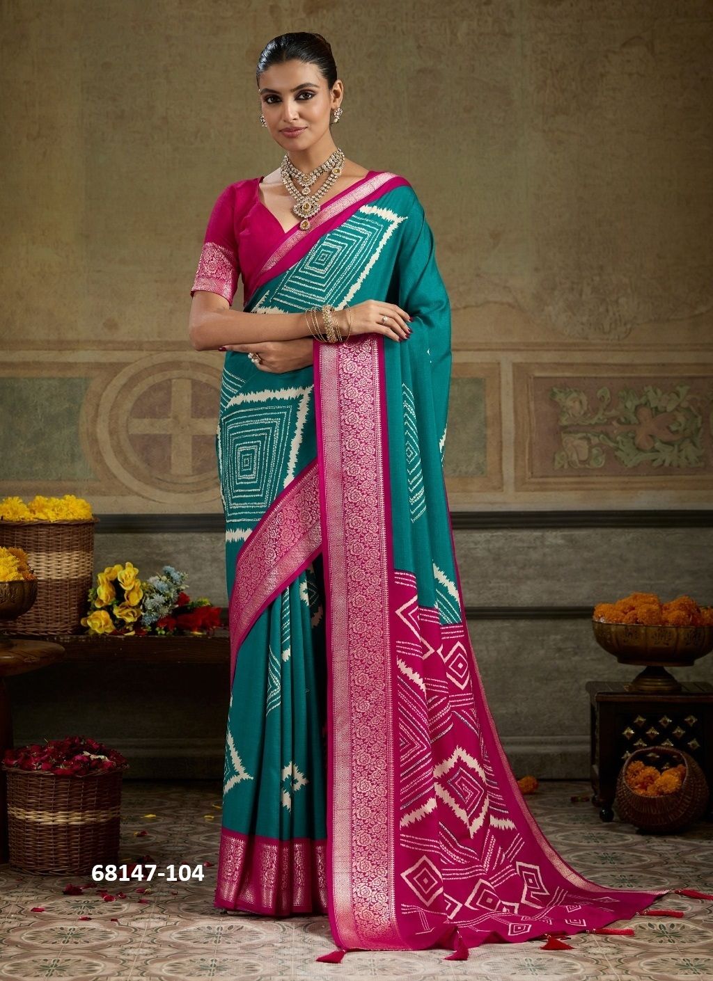 MUDRA - Catalog # 68147 (Set of 8 Sarees)