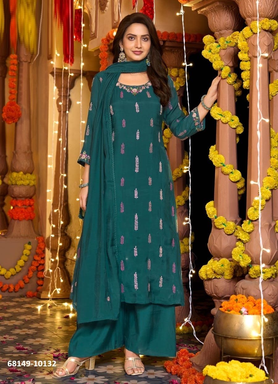 ANURAMA - Catalog # 68149 (Set of 4 Readymade Salwar Suits) ANURAMA - Catalog # 68149 (Set of 4 Readymade Salwar Suits)