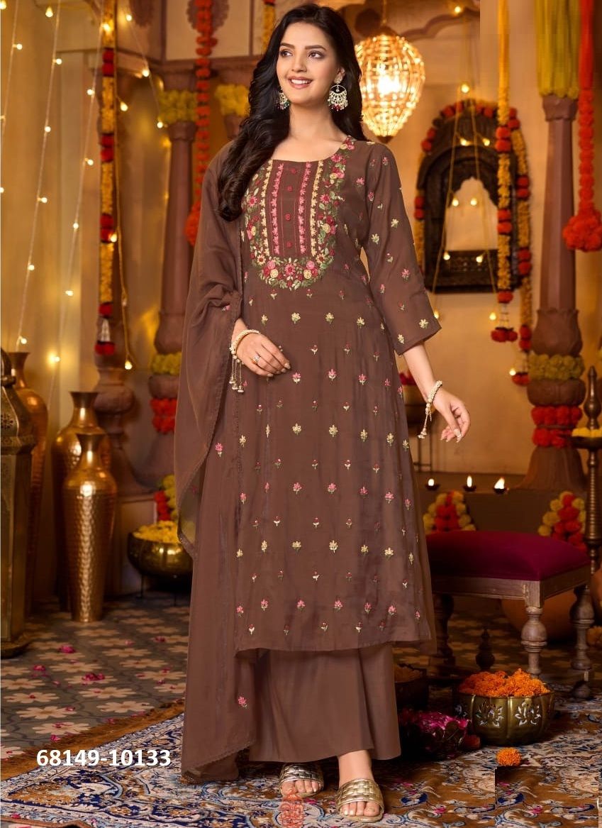 ANURAMA - Catalog # 68149 (Set of 4 Readymade Salwar Suits) ANURAMA - Catalog # 68149 (Set of 4 Readymade Salwar Suits)