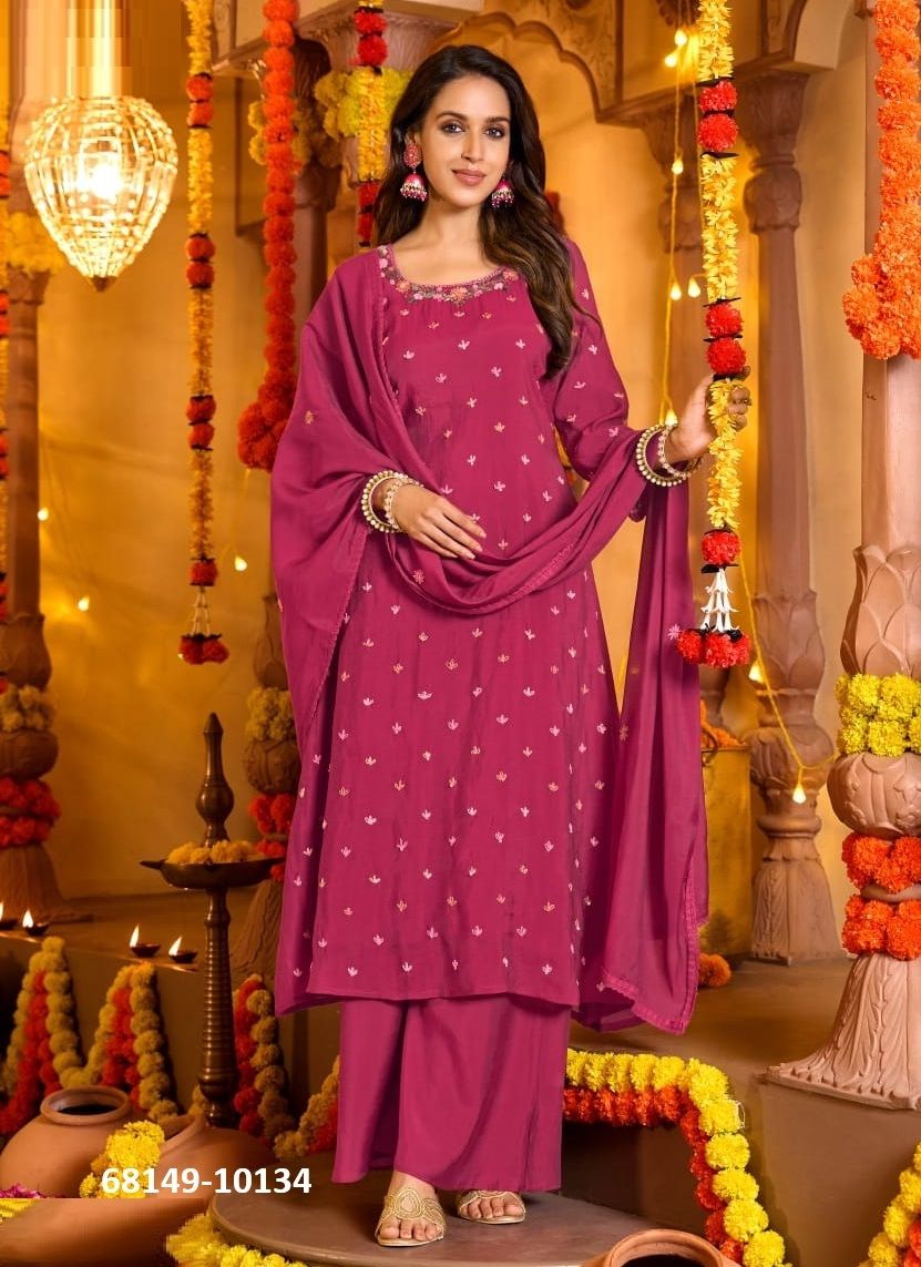 ANURAMA - Catalog # 68149 (Set of 4 Readymade Salwar Suits) ANURAMA - Catalog # 68149 (Set of 4 Readymade Salwar Suits)