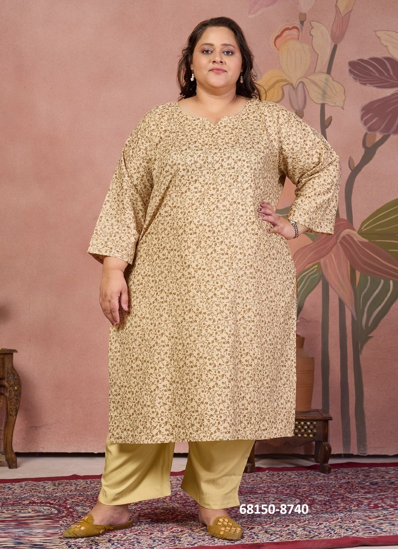 PLUS SIZE - KHUSHBOO 3 - Catalog # 68150 (Set of 4 Readymade Women's Kurtis / Tops) PLUS SIZE - KHUSHBOO 3 - Catalog # 68150 (Set of 4 Readymade Women's Kurtis / Tops)