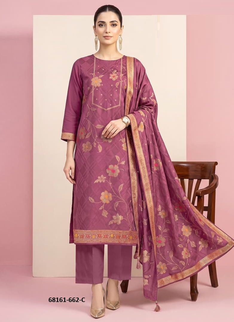 FLORAL PASHMINA - Catalog # 68161 (Set of 4 Readymade Salwar Suits) FLORAL PASHMINA - Catalog # 68161 (Set of 4 Readymade Salwar Suits)