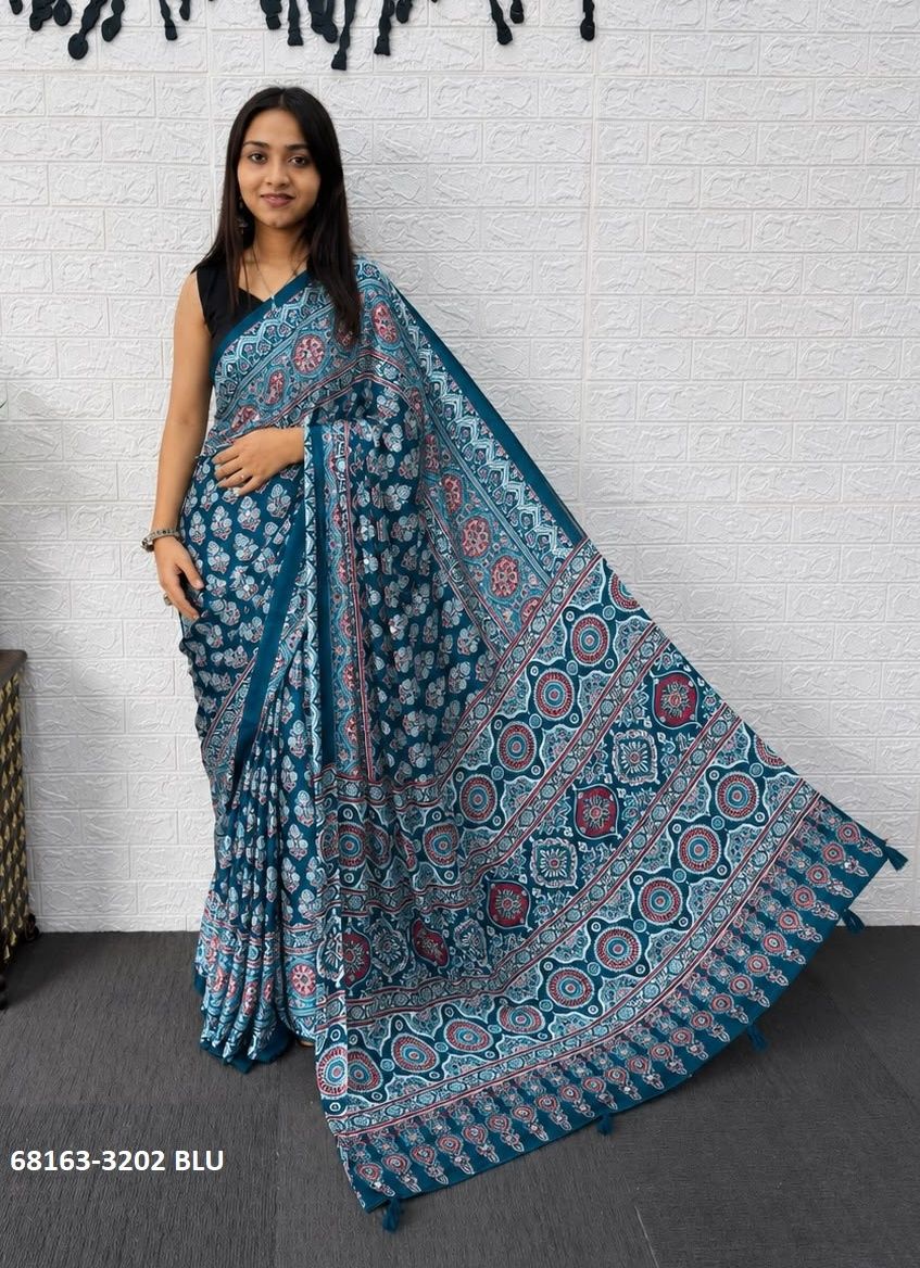 SATIN ELEMENT - Catalog # 68163 (Set of 6 Sarees) SATIN ELEMENT - Catalog # 68163 (Set of 6 Sarees)
