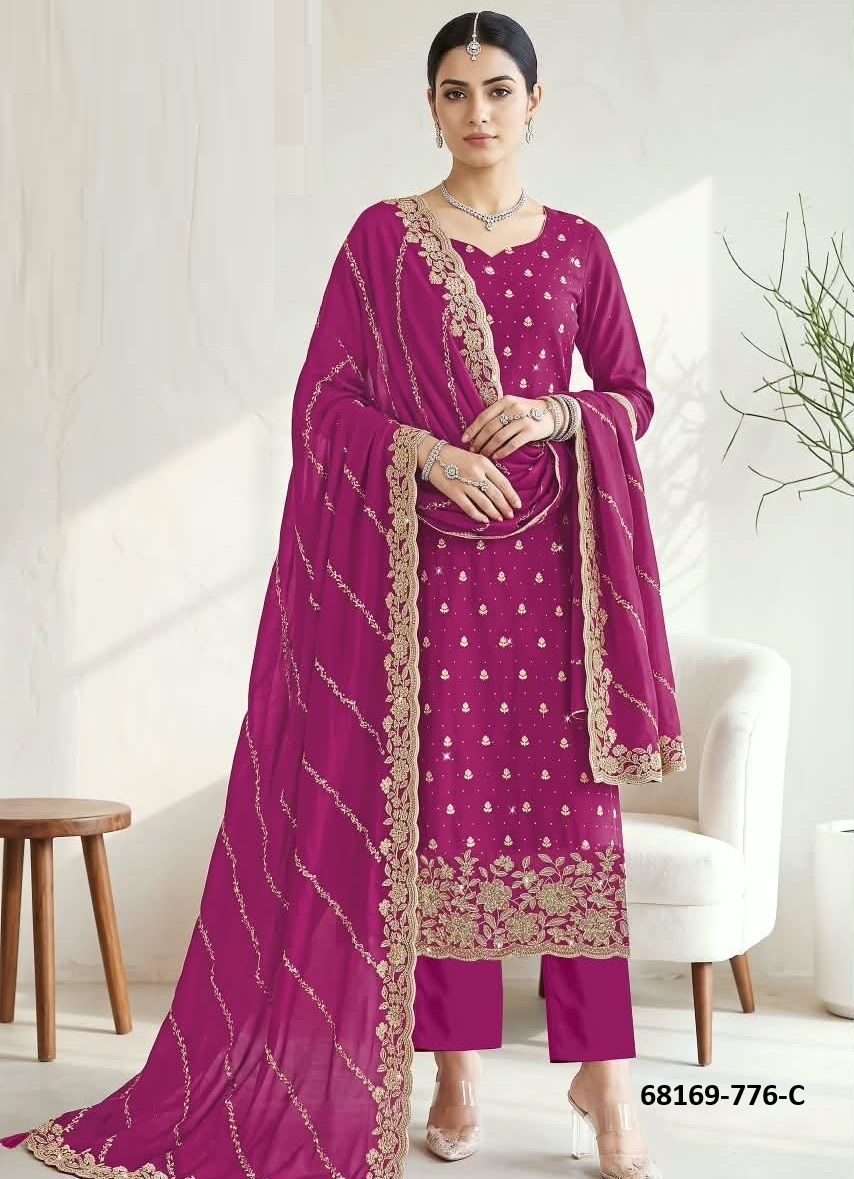 SAMAVESH - Catalog # 68169 (Set of 4 Readymade Salwar Suits) SAMAVESH - Catalog # 68169 (Set of 4 Readymade Salwar Suits)