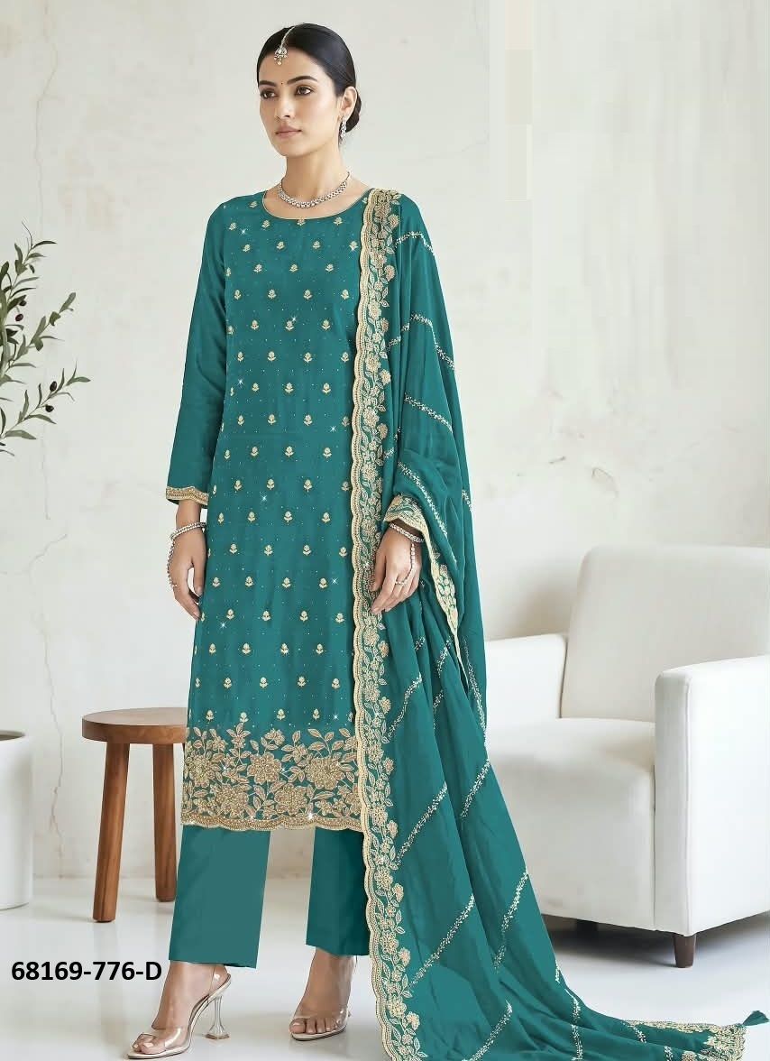 SAMAVESH - Catalog # 68169 (Set of 4 Readymade Salwar Suits) SAMAVESH - Catalog # 68169 (Set of 4 Readymade Salwar Suits)