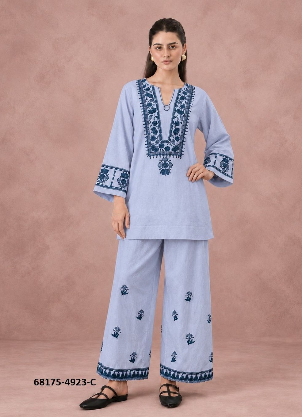 COTTON FLEX CO-ORDS - Catalog # 68175 (Set of 4 Tops With Bottoms) COTTON FLEX CO-ORDS - Catalog # 68175 (Set of 4 Tops With Bottoms)
