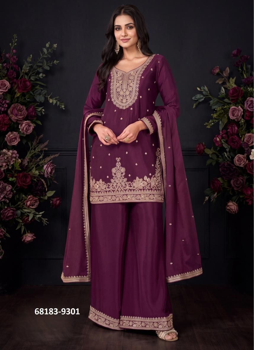 MANO LATHA - Catalog # 68183 (Set of 2 Readymade Salwar Suits) MANO LATHA - Catalog # 68183 (Set of 2 Readymade Salwar Suits)