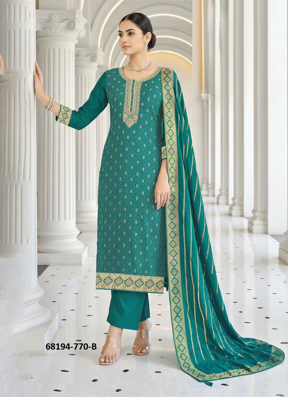 ANACONDA - Catalog # 68194 (Set of 4 Readymade Salwar Suits)