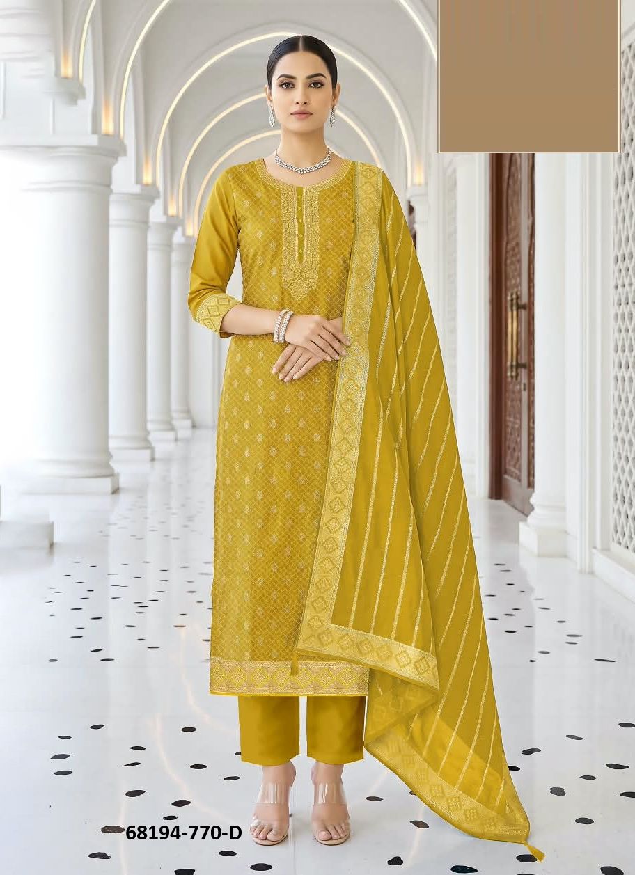 ANACONDA - Catalog # 68194 (Set of 4 Readymade Salwar Suits)
