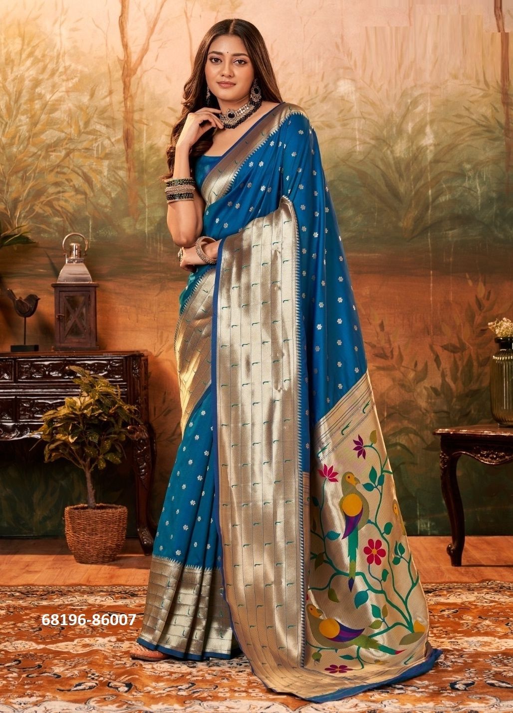 PAITHANI PRINCE - Catalog # 68196 (Set of 8 Sarees) PAITHANI PRINCE - Catalog # 68196 (Set of 8 Sarees)