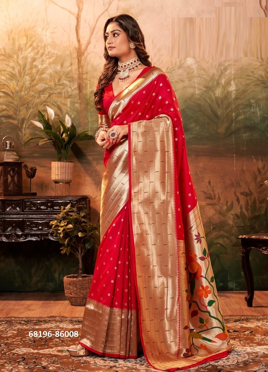PAITHANI PRINCE - Catalog # 68196 (Set of 8 Sarees) PAITHANI PRINCE - Catalog # 68196 (Set of 8 Sarees)