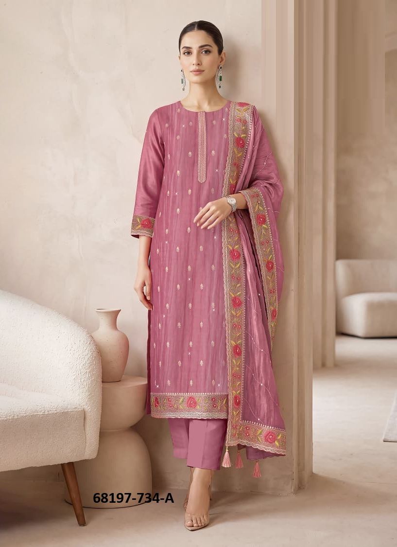 NARVIKA - Catalog # 68197 (Set of 4 Readymade Salwar Suits) NARVIKA - Catalog # 68197 (Set of 4 Readymade Salwar Suits)