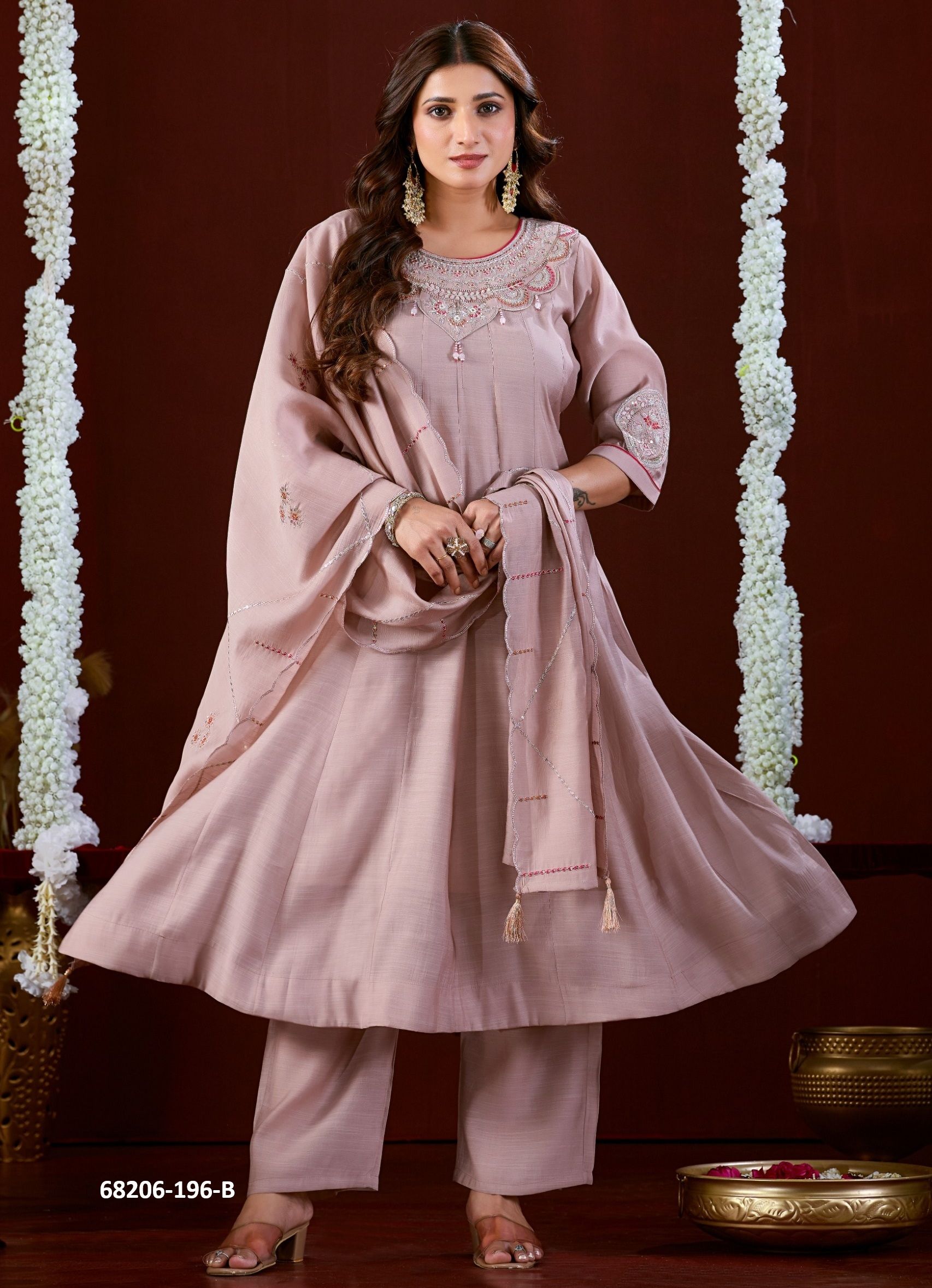 MUL THREADS - Catalog # 68206 (Set of 3 Readymade Salwar Suits) MUL THREADS - Catalog # 68206 (Set of 3 Readymade Salwar Suits)