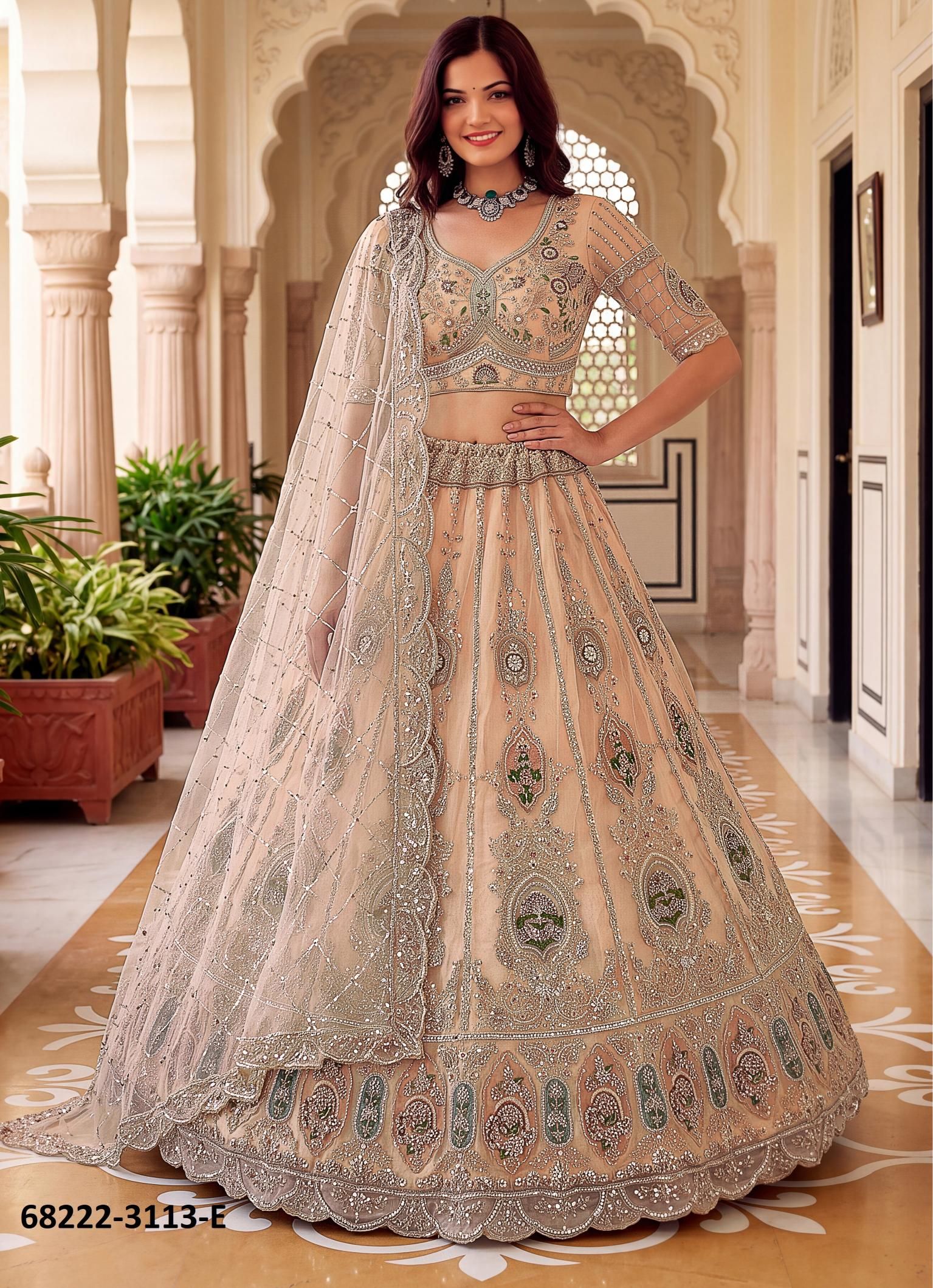 DHOOM DHAAM - Catalog # 68222 (Set of 11 Semi-Stitched Lehengas) DHOOM DHAAM - Catalog # 68222 (Set of 11 Semi-Stitched Lehengas)