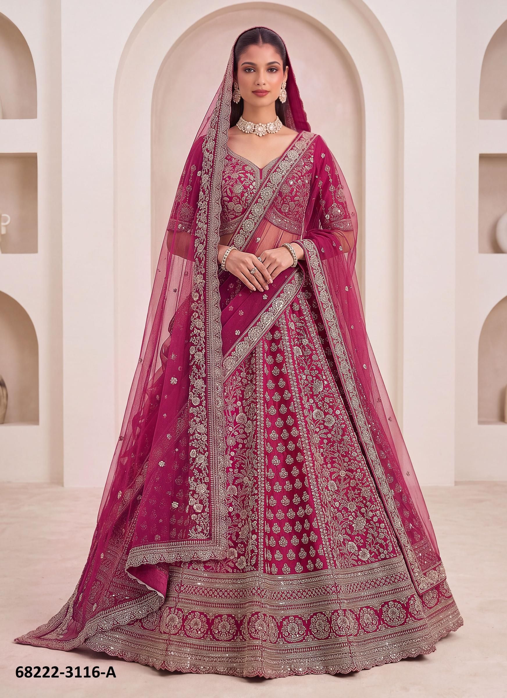 DHOOM DHAAM - Catalog # 68222 (Set of 11 Semi-Stitched Lehengas) DHOOM DHAAM - Catalog # 68222 (Set of 11 Semi-Stitched Lehengas)