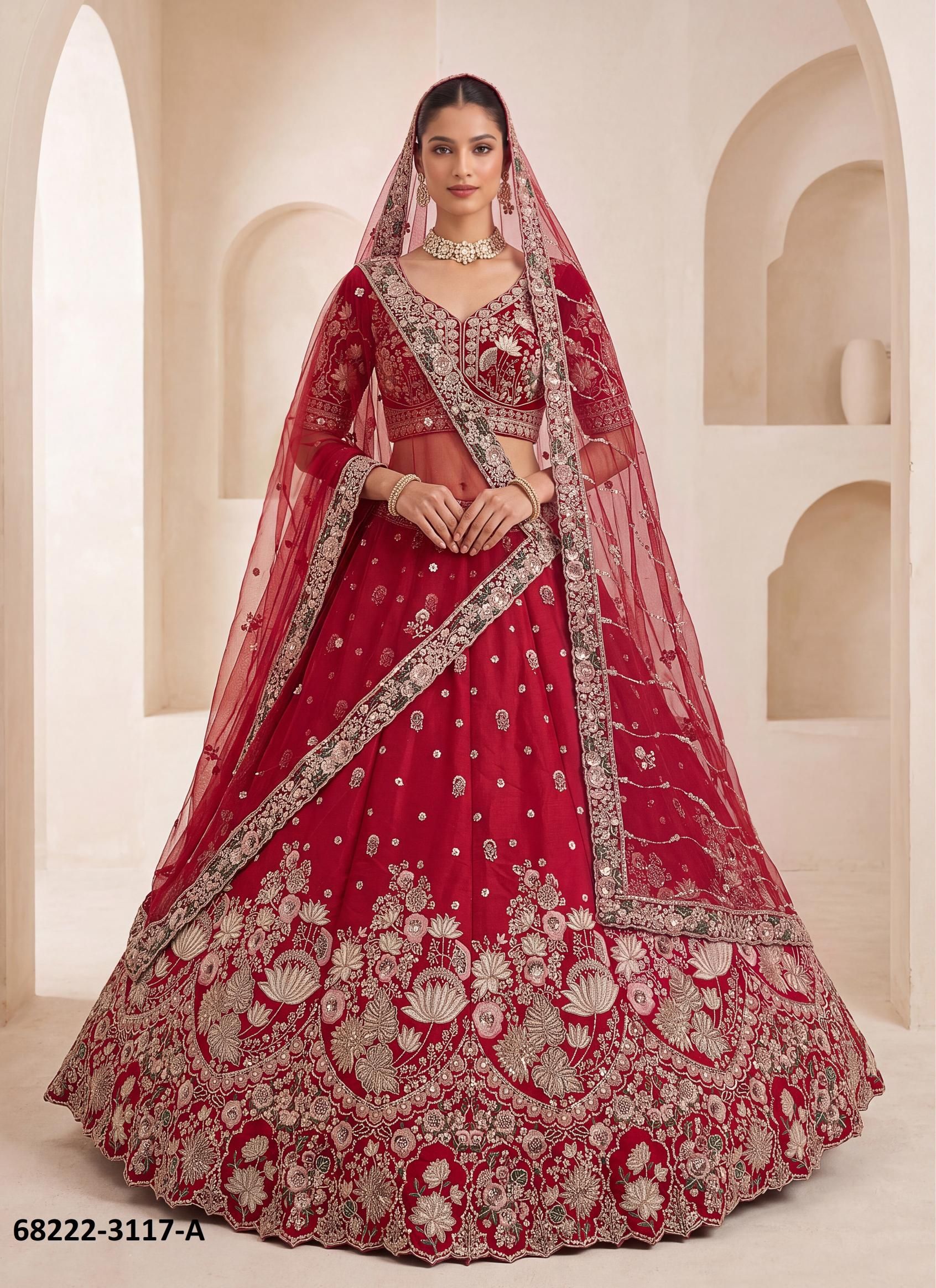 DHOOM DHAAM - Catalog # 68222 (Set of 11 Semi-Stitched Lehengas) DHOOM DHAAM - Catalog # 68222 (Set of 11 Semi-Stitched Lehengas)