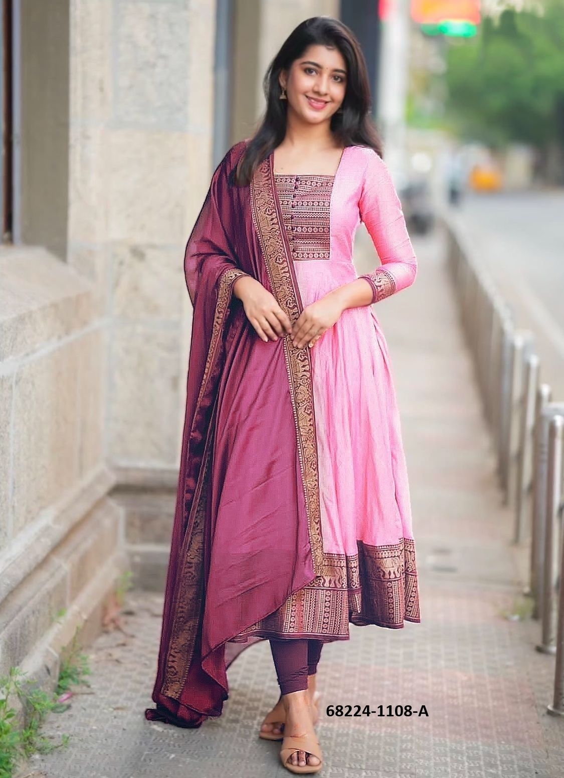 TANNA SILK - Catalog # 68224 (Set of 2 Readymade Women's Kurtis / Tops) TANNA SILK - Catalog # 68224 (Set of 2 Readymade Women's Kurtis / Tops)