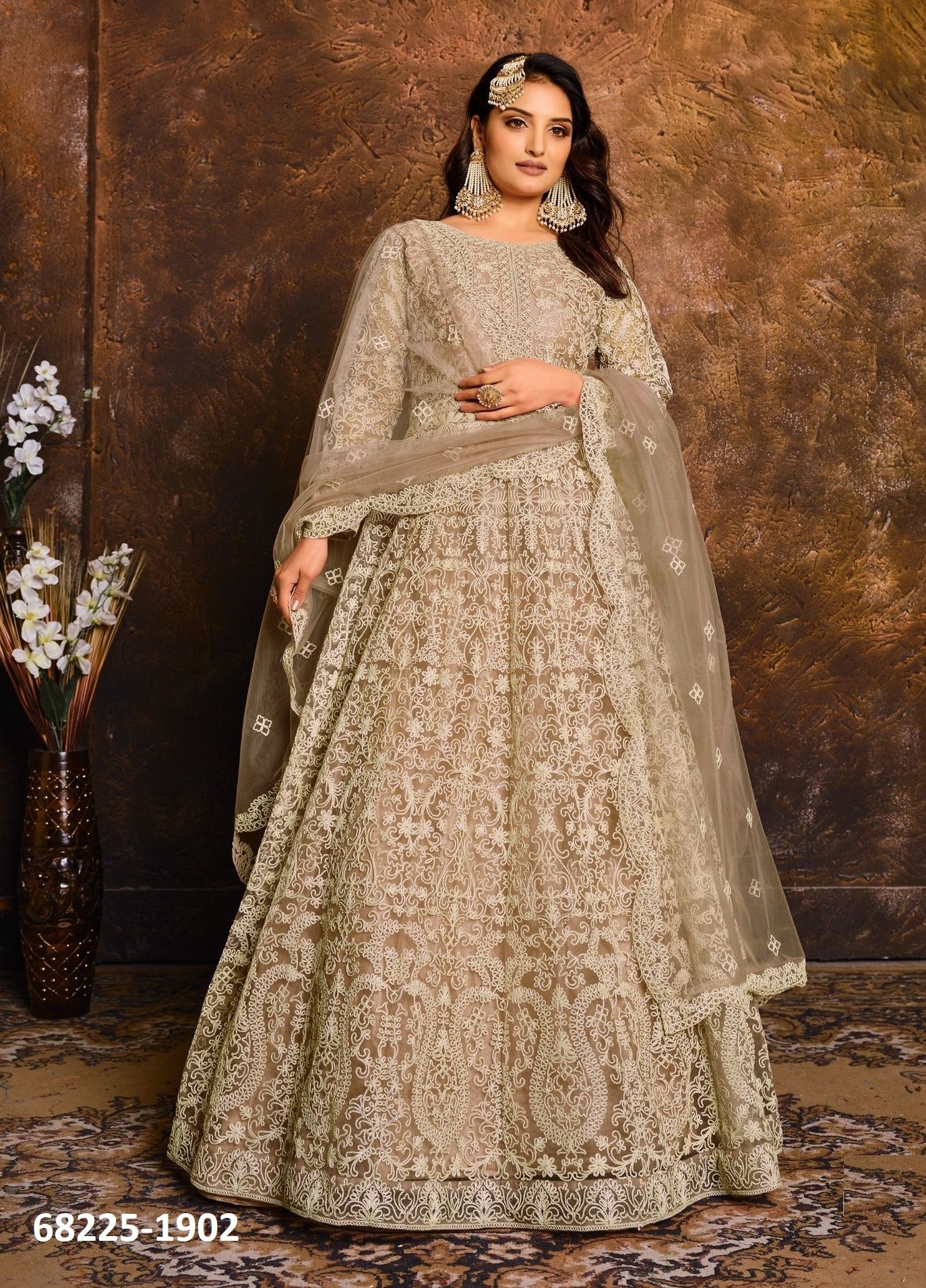 ANISHAKA - Catalog # 68225 (Set of 4 Readymade Salwar Suits)
