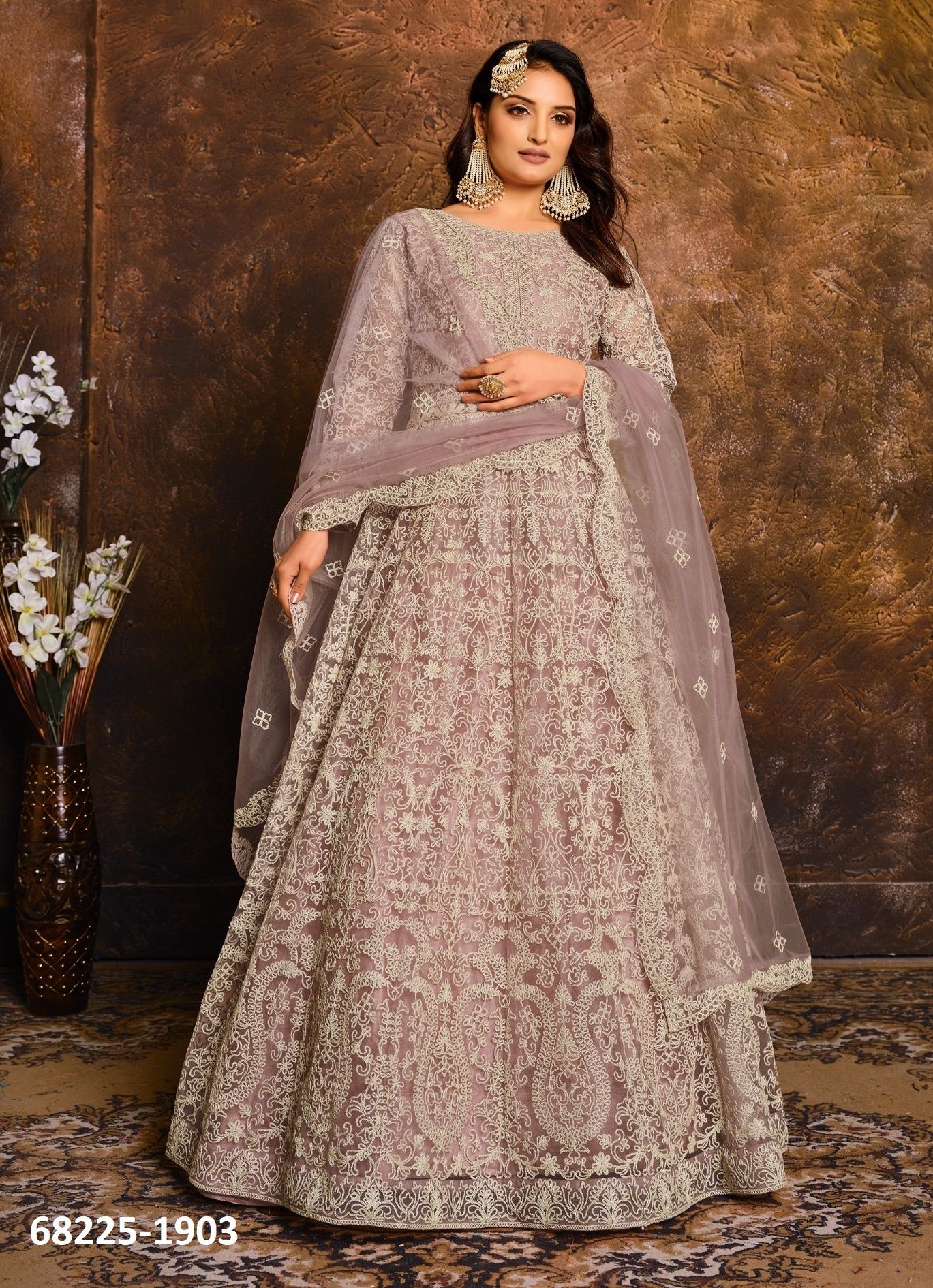 ANISHAKA - Catalog # 68225 (Set of 4 Readymade Salwar Suits)