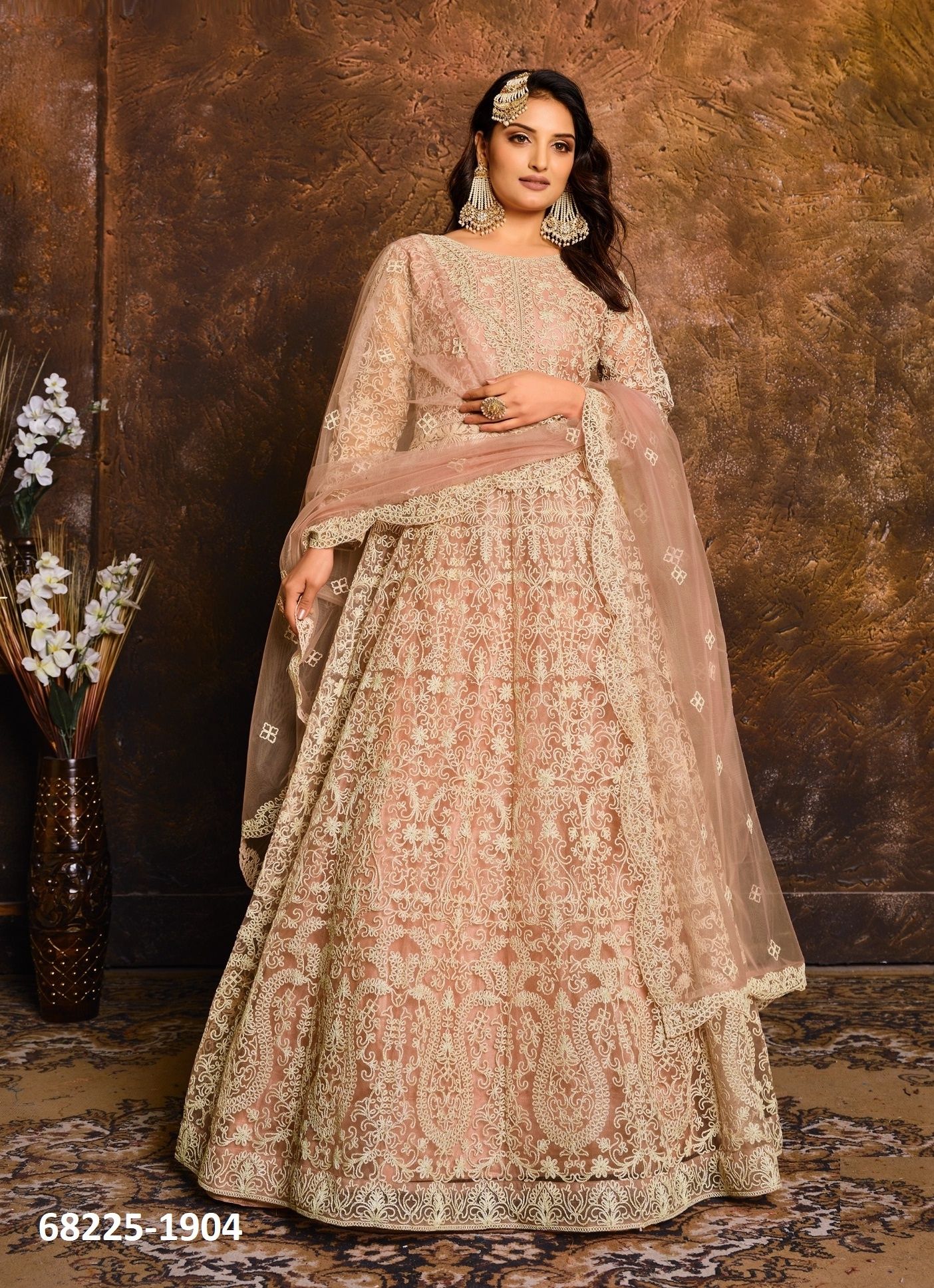 ANISHAKA - Catalog # 68225 (Set of 4 Readymade Salwar Suits)