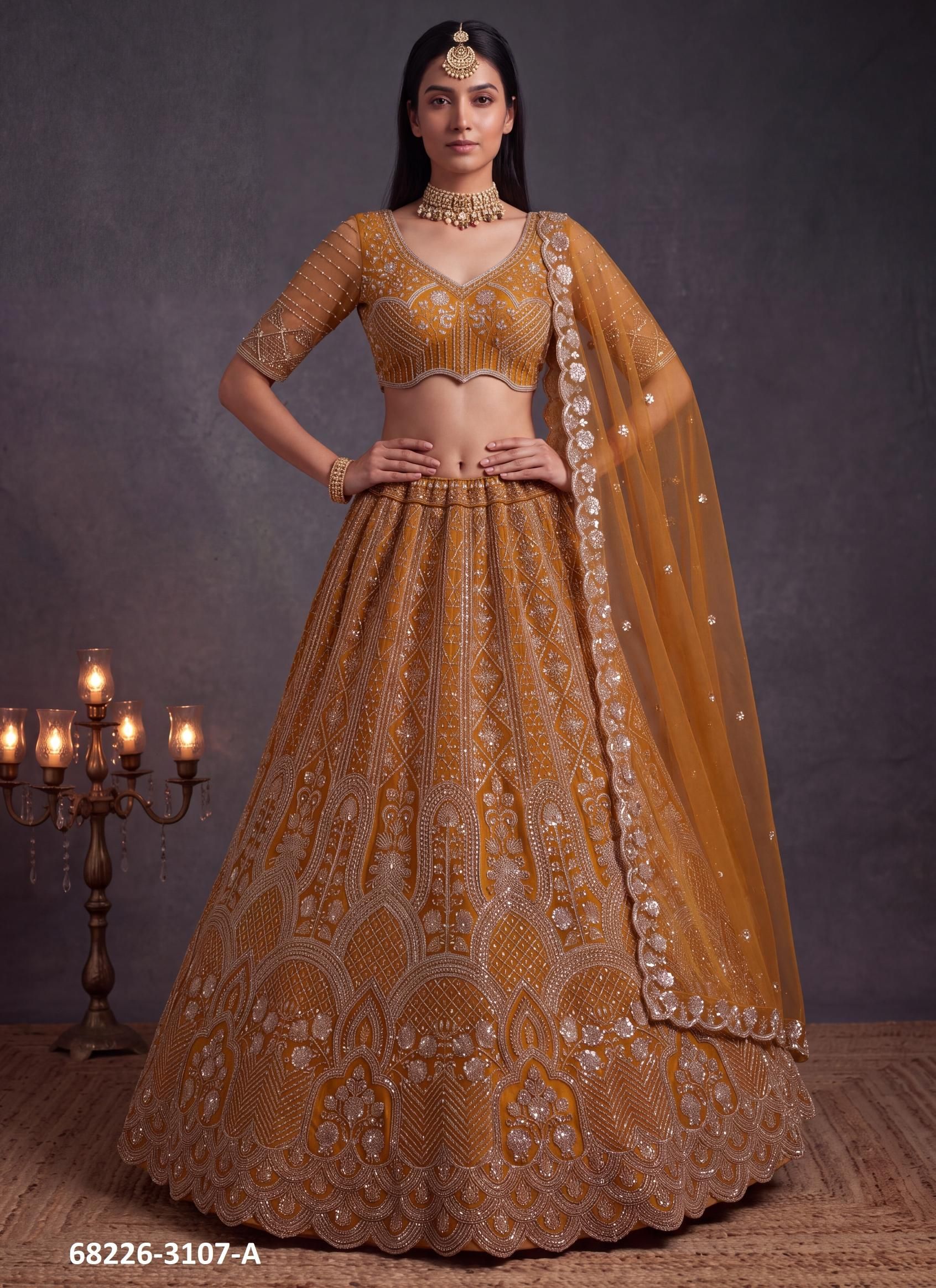 WEDDING SHENANIGANS - Catalog # 68226 (Set of 11 Semi-Stitched Lehengas) WEDDING SHENANIGANS - Catalog # 68226 (Set of 11 Semi-Stitched Lehengas)