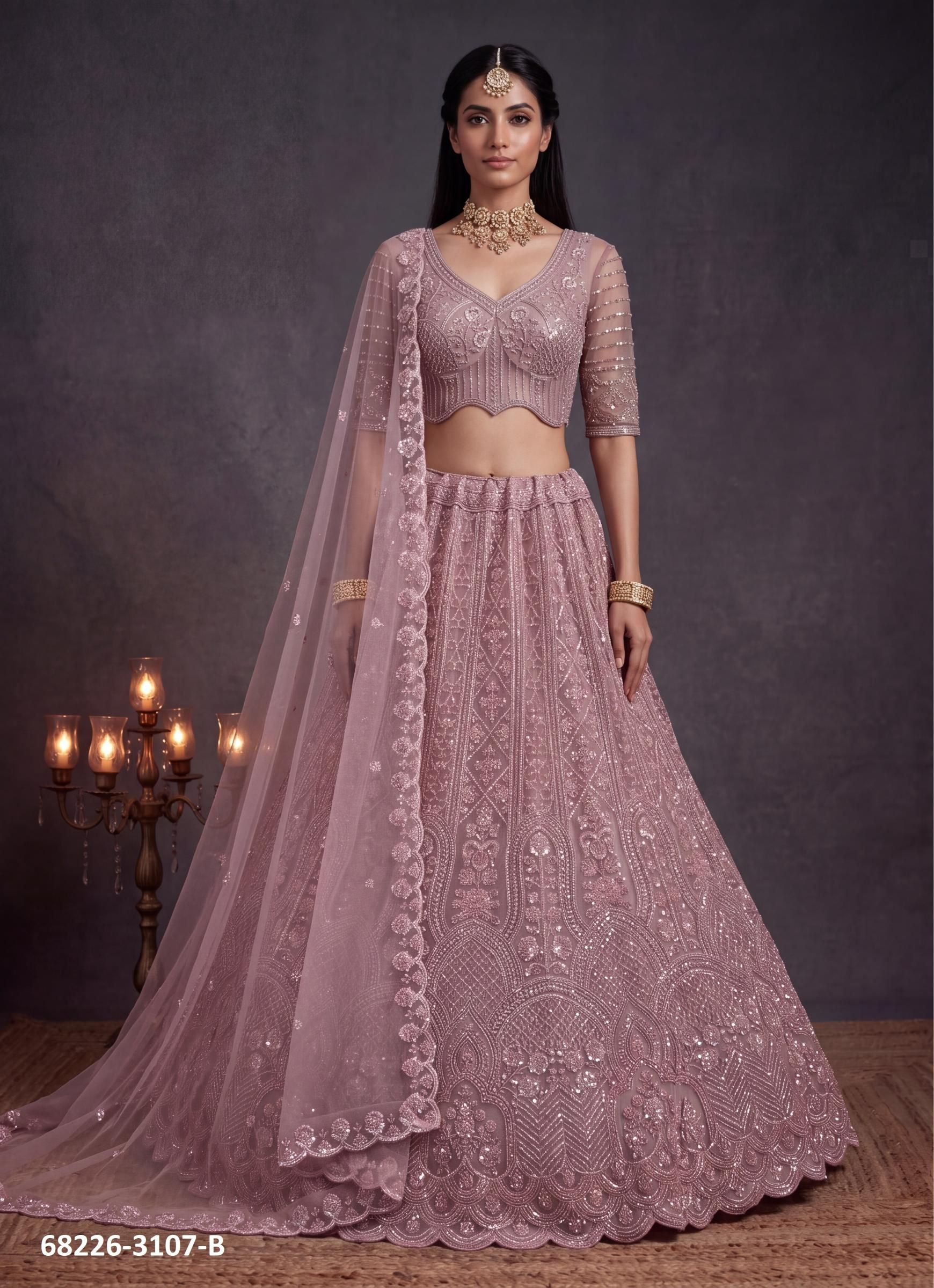 WEDDING SHENANIGANS - Catalog # 68226 (Set of 11 Semi-Stitched Lehengas) WEDDING SHENANIGANS - Catalog # 68226 (Set of 11 Semi-Stitched Lehengas)