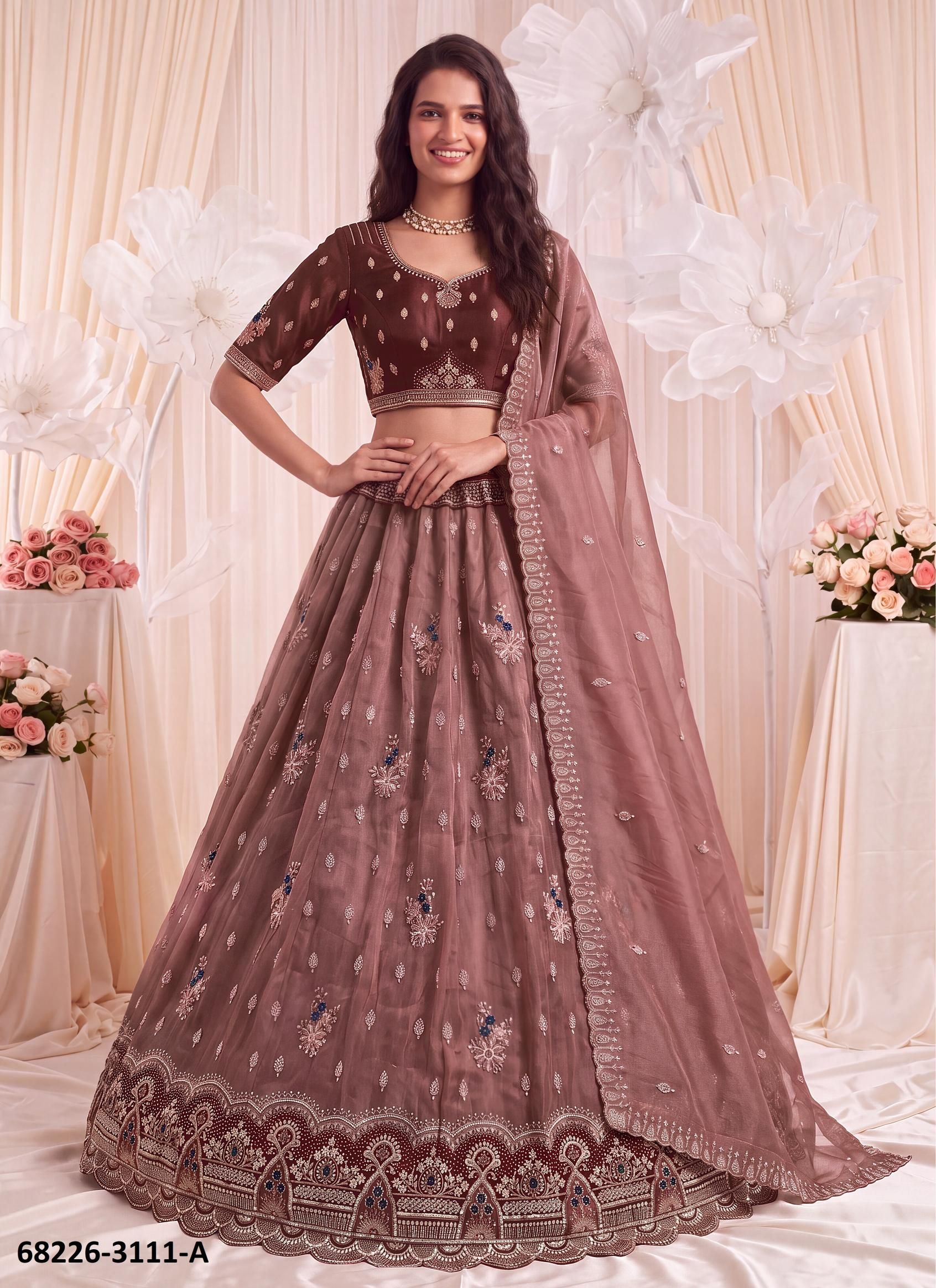 WEDDING SHENANIGANS - Catalog # 68226 (Set of 11 Semi-Stitched Lehengas) WEDDING SHENANIGANS - Catalog # 68226 (Set of 11 Semi-Stitched Lehengas)
