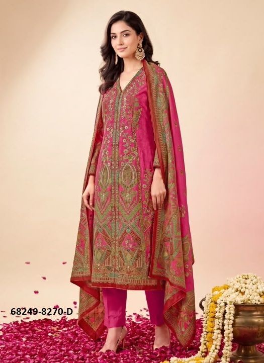 URVASHII - Catalog # 68249 (Set of 4 Semi-Stitched / Un-Stitched Suits) URVASHII - Catalog # 68249 (Set of 4 Semi-Stitched / Un-Stitched Suits)