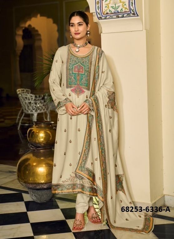 PASHMINA PRINT - Catalog # 68253 (Set of 3 Semi-Stitched / Un-Stitched Suits) PASHMINA PRINT - Catalog # 68253 (Set of 3 Semi-Stitched / Un-Stitched Suits)