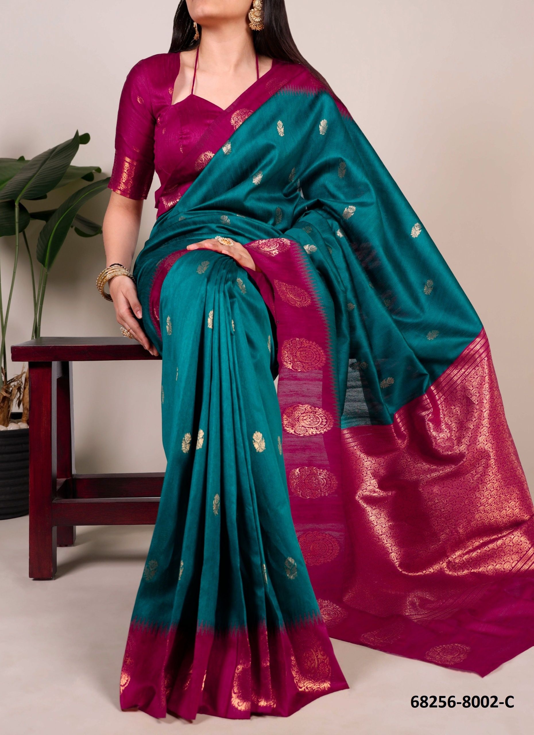 KALA NIKETAN - Catalog # 68256 (Set of 3 Sarees) KALA NIKETAN - Catalog # 68256 (Set of 3 Sarees)