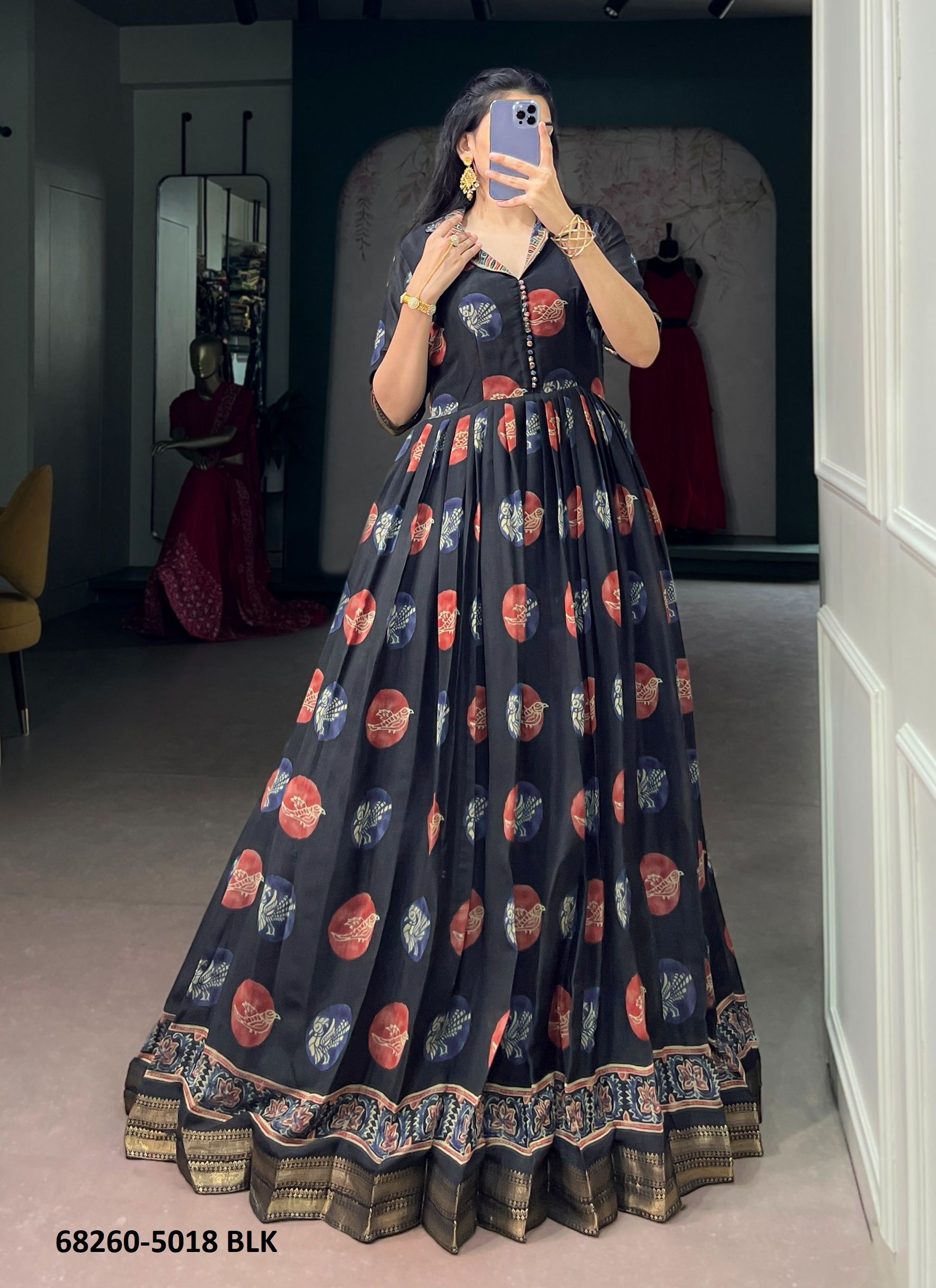 NAYASA - Catalog # 68260 (Set of 4 Readymade Gowns) NAYASA - Catalog # 68260 (Set of 4 Readymade Gowns)