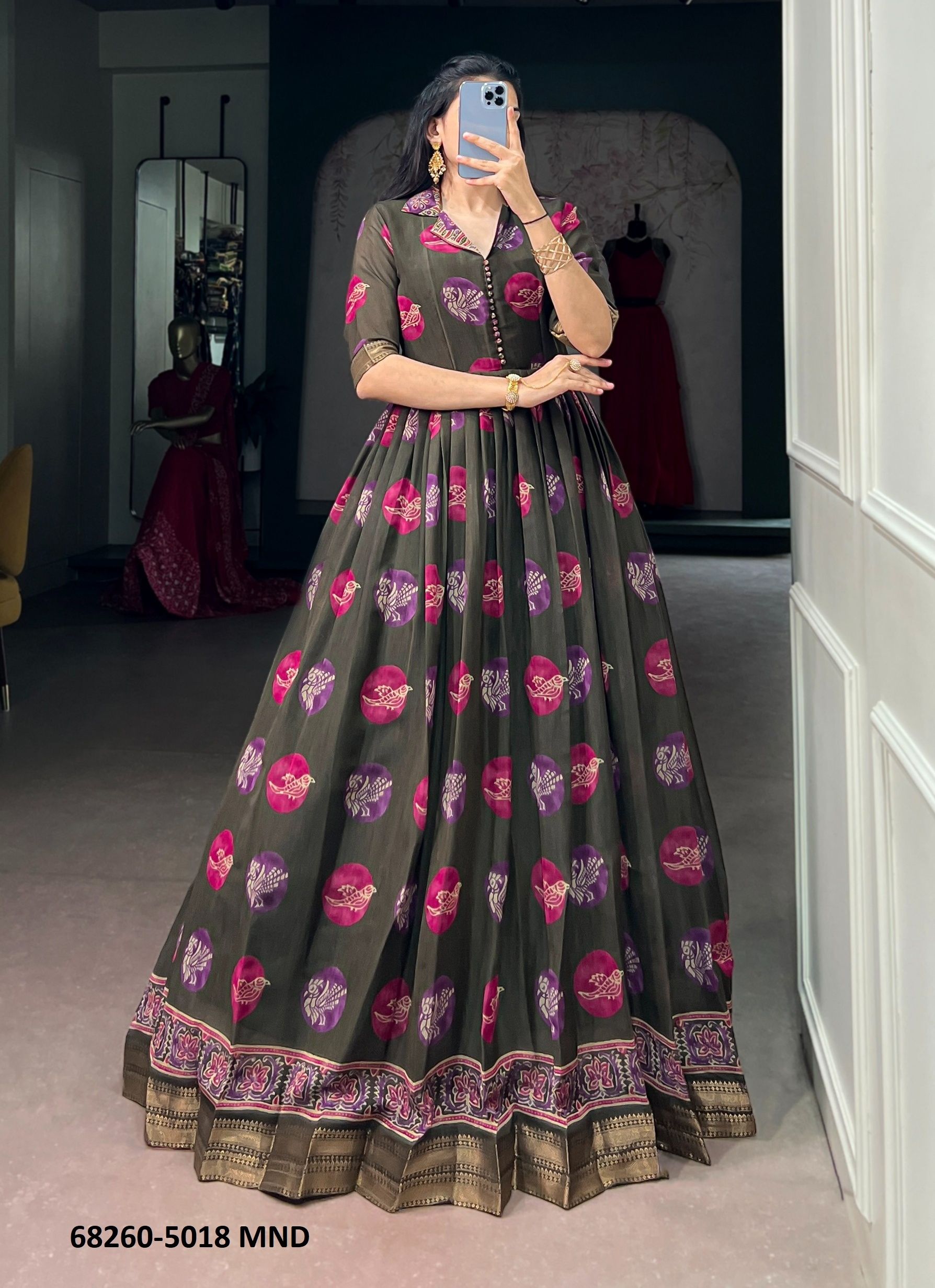 NAYASA - Catalog # 68260 (Set of 4 Readymade Gowns) NAYASA - Catalog # 68260 (Set of 4 Readymade Gowns)