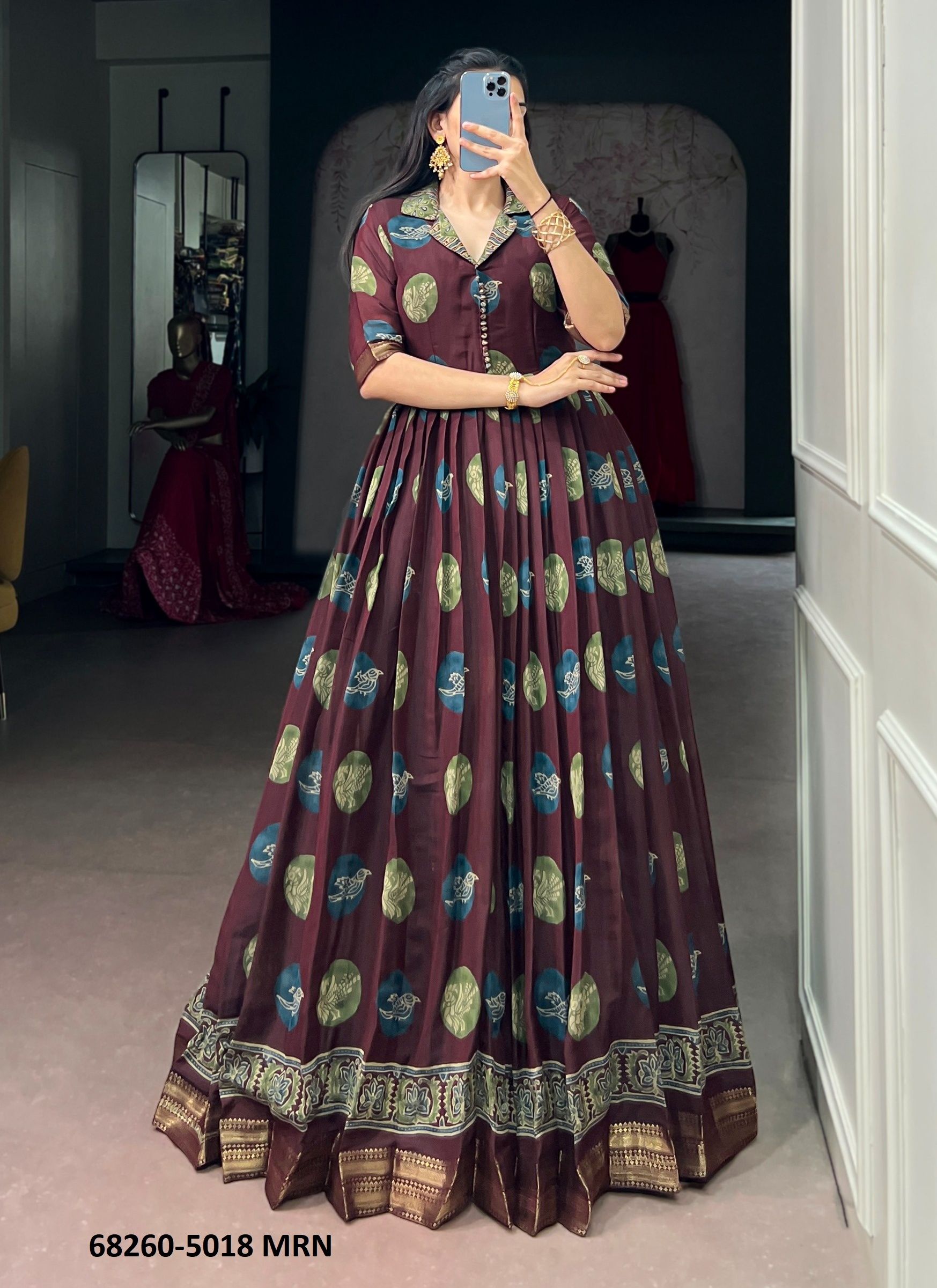 NAYASA - Catalog # 68260 (Set of 4 Readymade Gowns) NAYASA - Catalog # 68260 (Set of 4 Readymade Gowns)