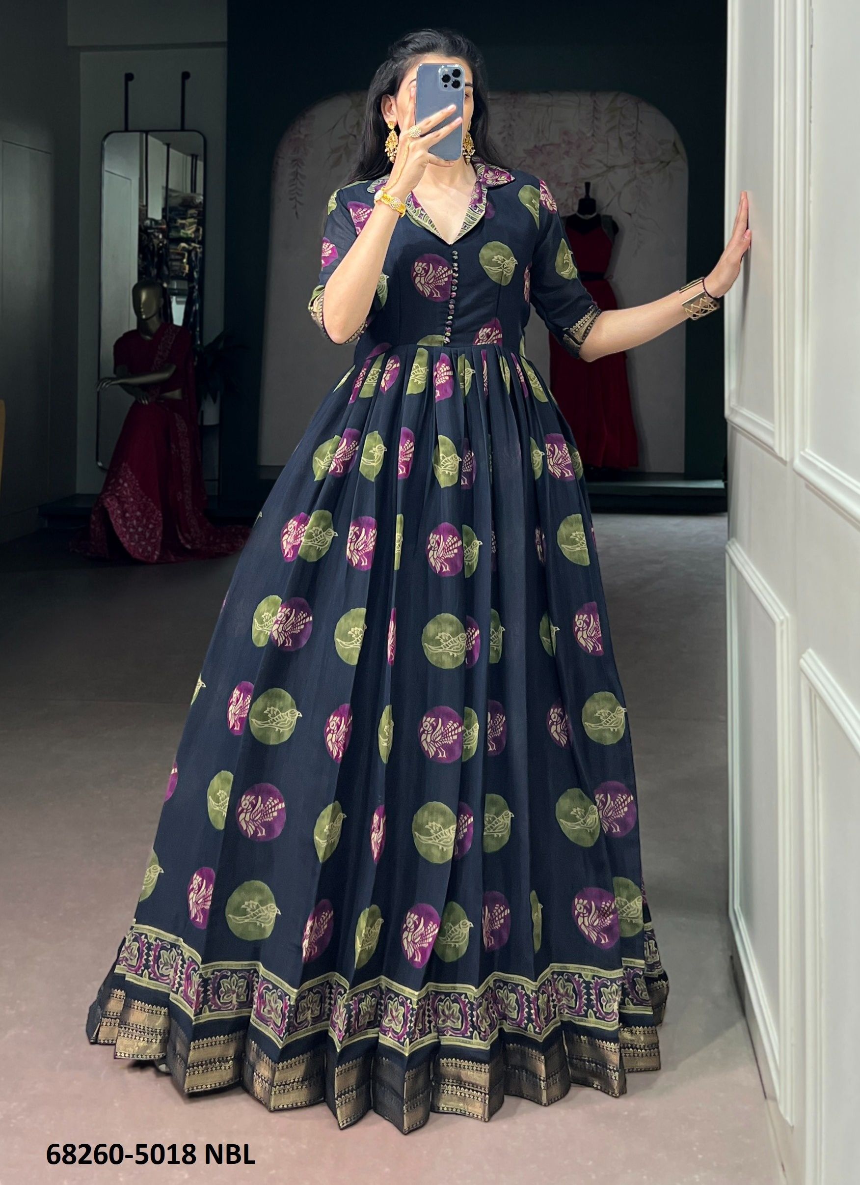 NAYASA - Catalog # 68260 (Set of 4 Readymade Gowns) NAYASA - Catalog # 68260 (Set of 4 Readymade Gowns)