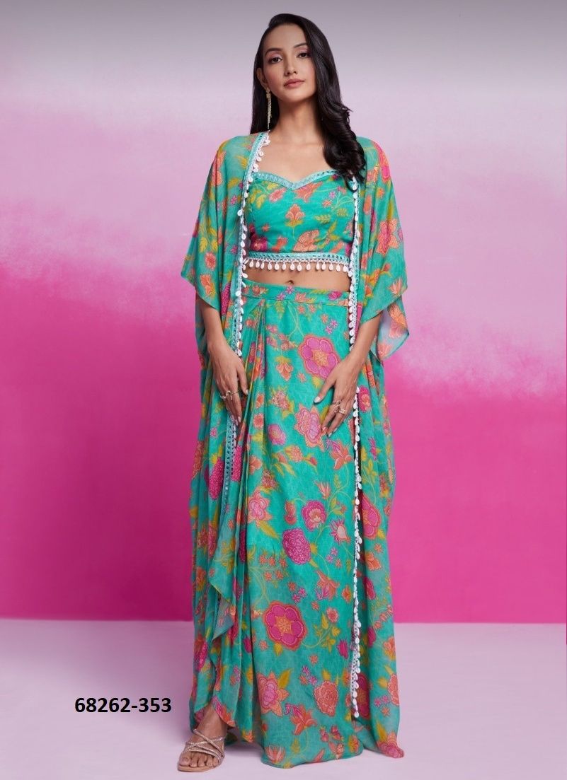 SAMURAI - Catalog # 68262 (Set of 5 Readymade Women's Kurtis / Tops)