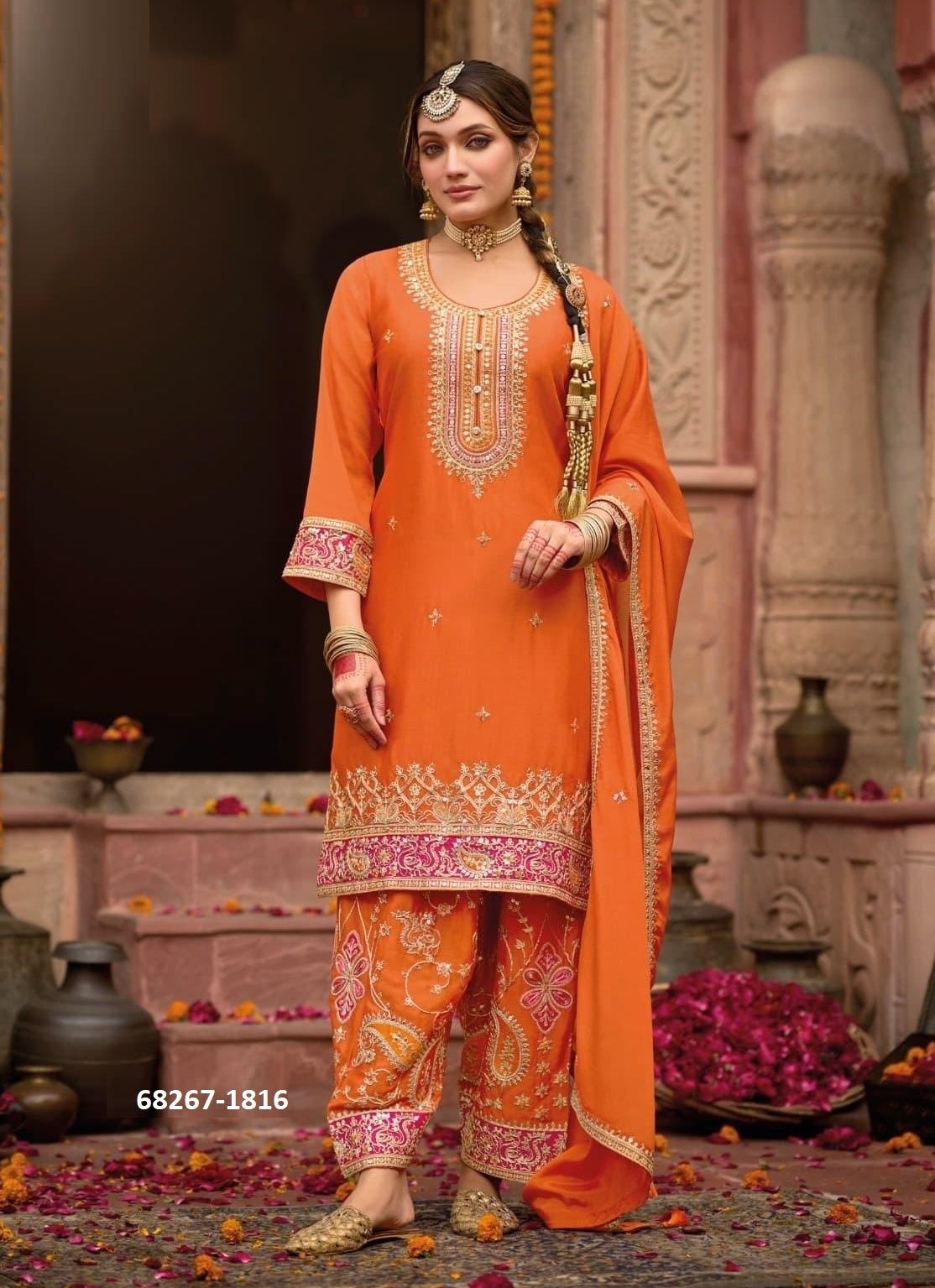 KASINO - Catalog # 68267 (Set of 2 Readymade Salwar Suits) KASINO - Catalog # 68267 (Set of 2 Readymade Salwar Suits)