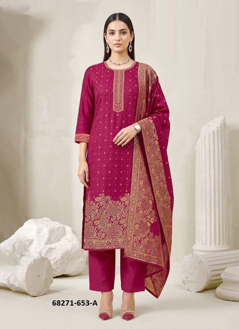PAMELA - Catalog # 68271 (Set of 4 Readymade Salwar Suits) PAMELA - Catalog # 68271 (Set of 4 Readymade Salwar Suits)