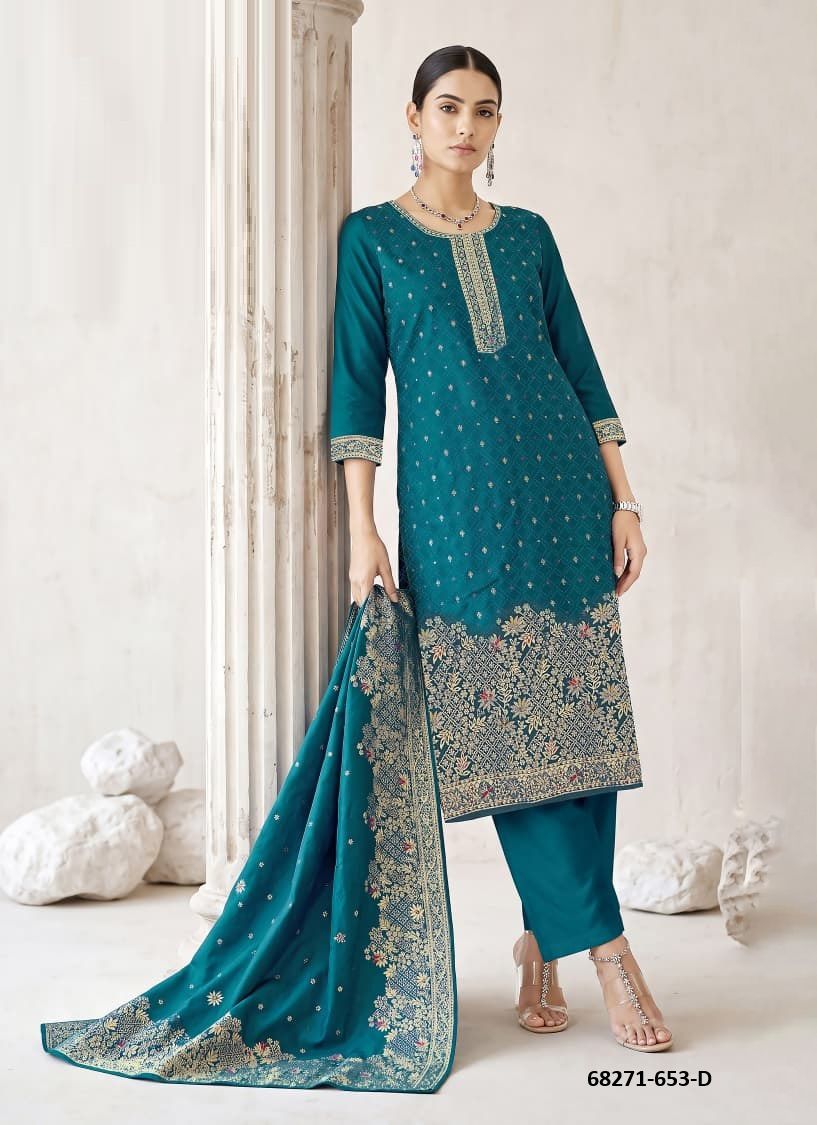 PAMELA - Catalog # 68271 (Set of 4 Readymade Salwar Suits) PAMELA - Catalog # 68271 (Set of 4 Readymade Salwar Suits)
