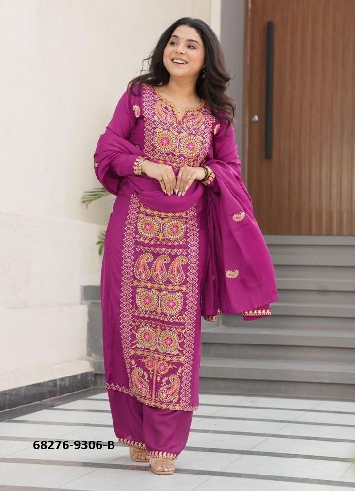 SERIES 9306 - Catalog # 68276 (Set of 2 Readymade Salwar Suits)