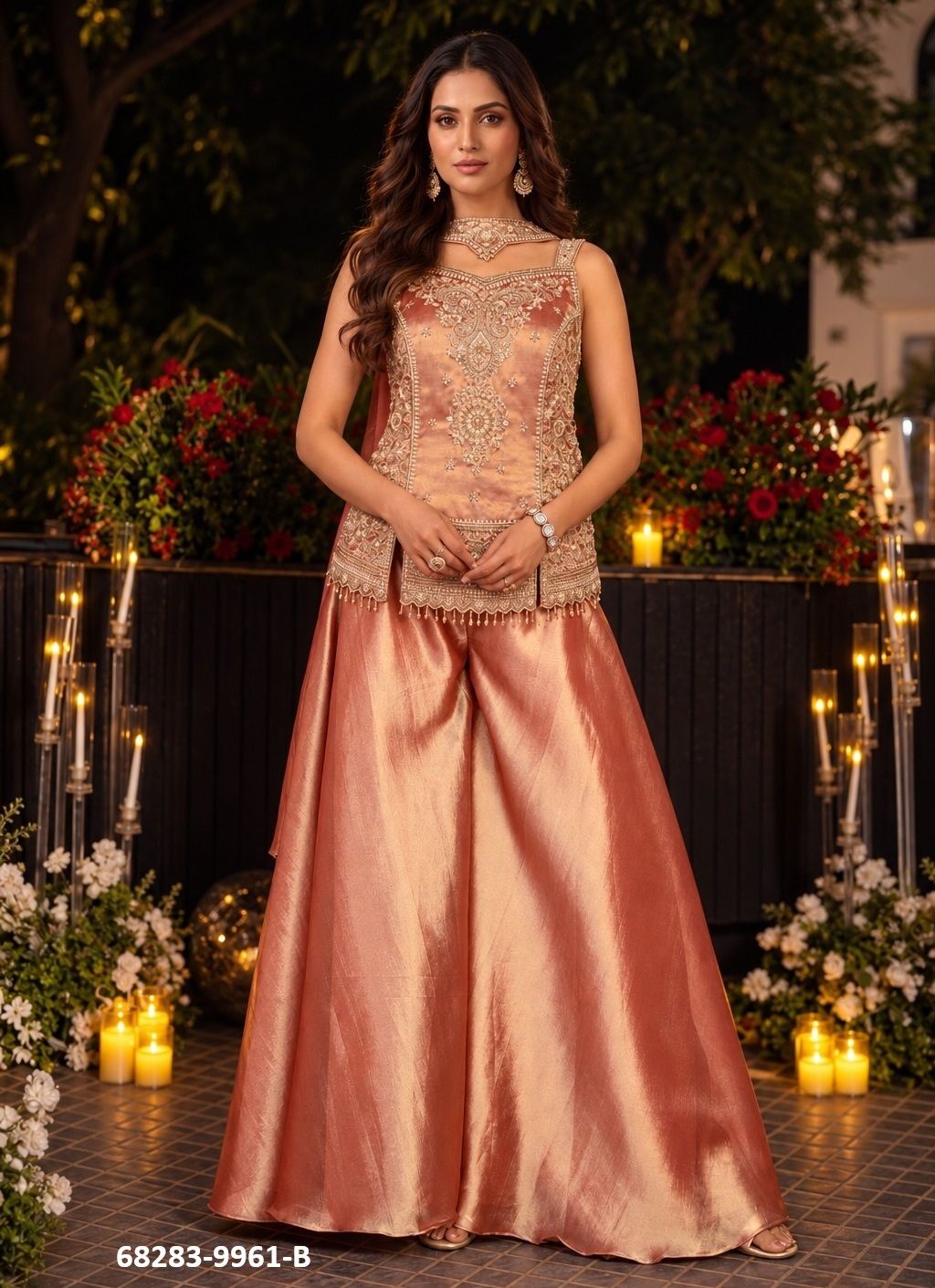 PALAZZO BEAUTY - Catalog # 68283 (Set of 3 Readymade Salwar Suits) PALAZZO BEAUTY - Catalog # 68283 (Set of 3 Readymade Salwar Suits)