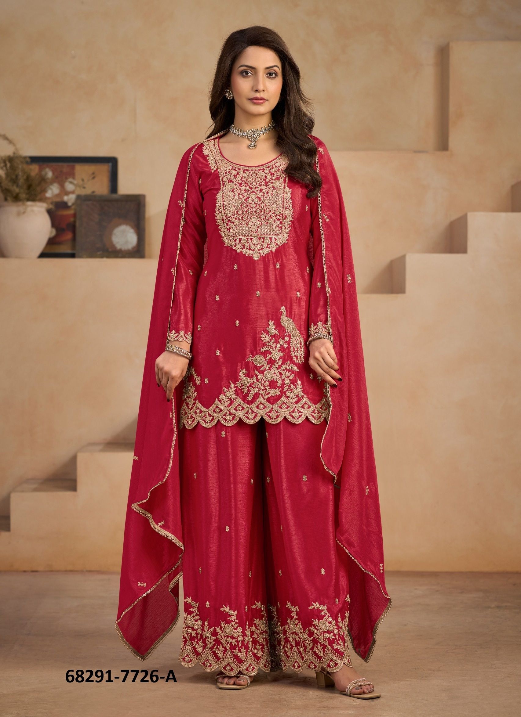 GULISTAN - Catalog # 68291 (Set of 5 Readymade Salwar Suits) GULISTAN - Catalog # 68291 (Set of 5 Readymade Salwar Suits)