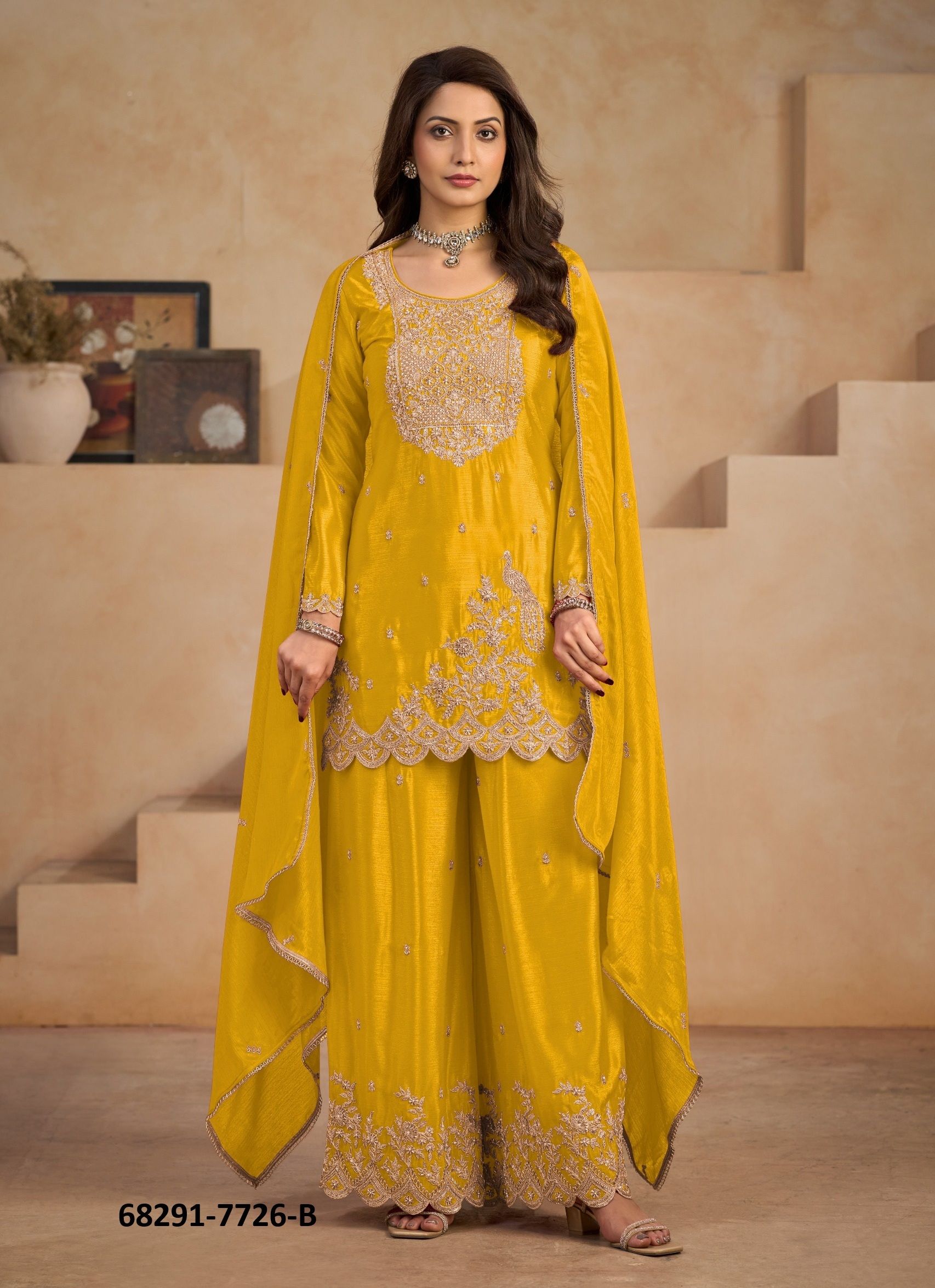 GULISTAN - Catalog # 68291 (Set of 5 Readymade Salwar Suits) GULISTAN - Catalog # 68291 (Set of 5 Readymade Salwar Suits)