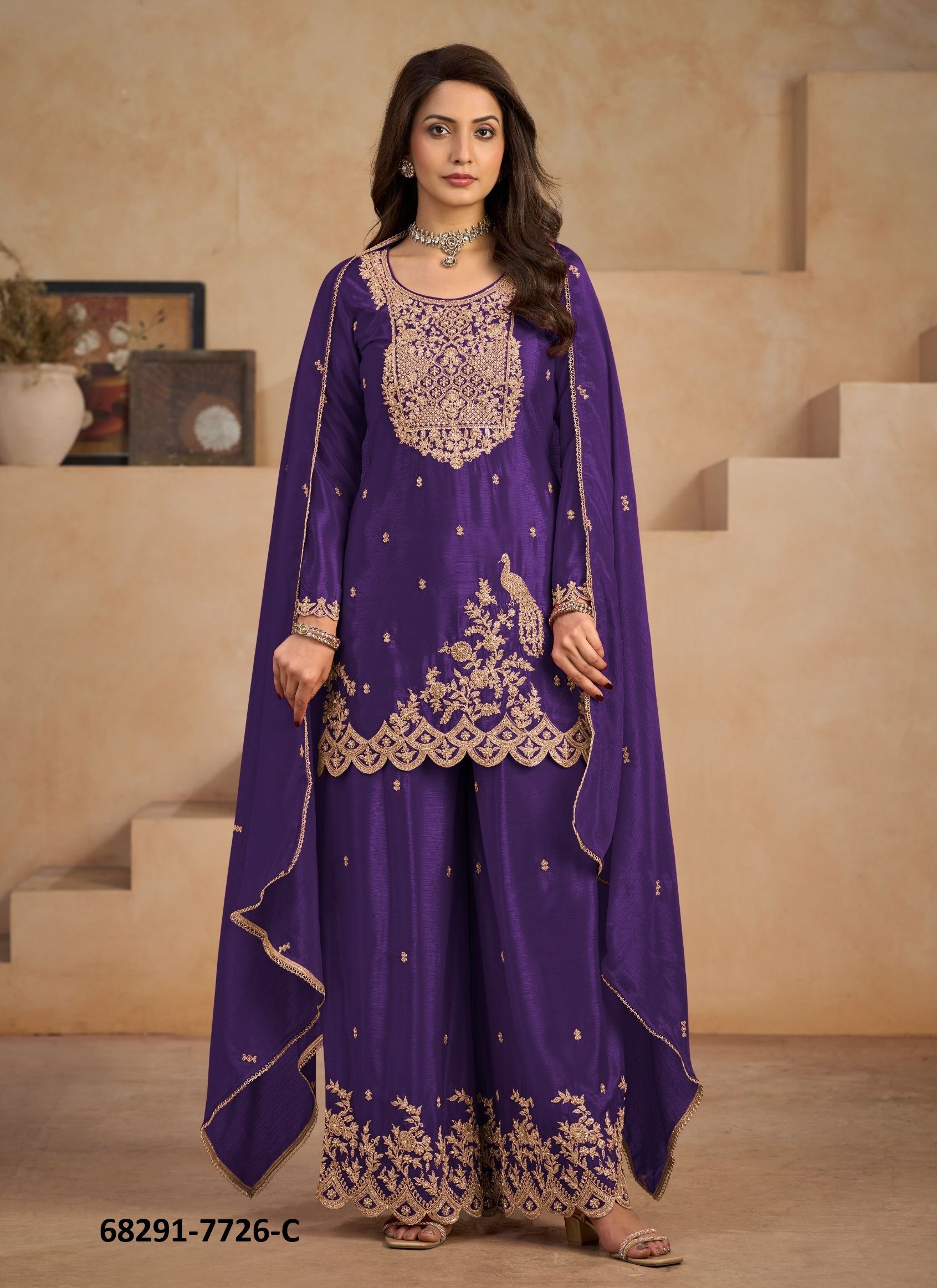GULISTAN - Catalog # 68291 (Set of 5 Readymade Salwar Suits) GULISTAN - Catalog # 68291 (Set of 5 Readymade Salwar Suits)