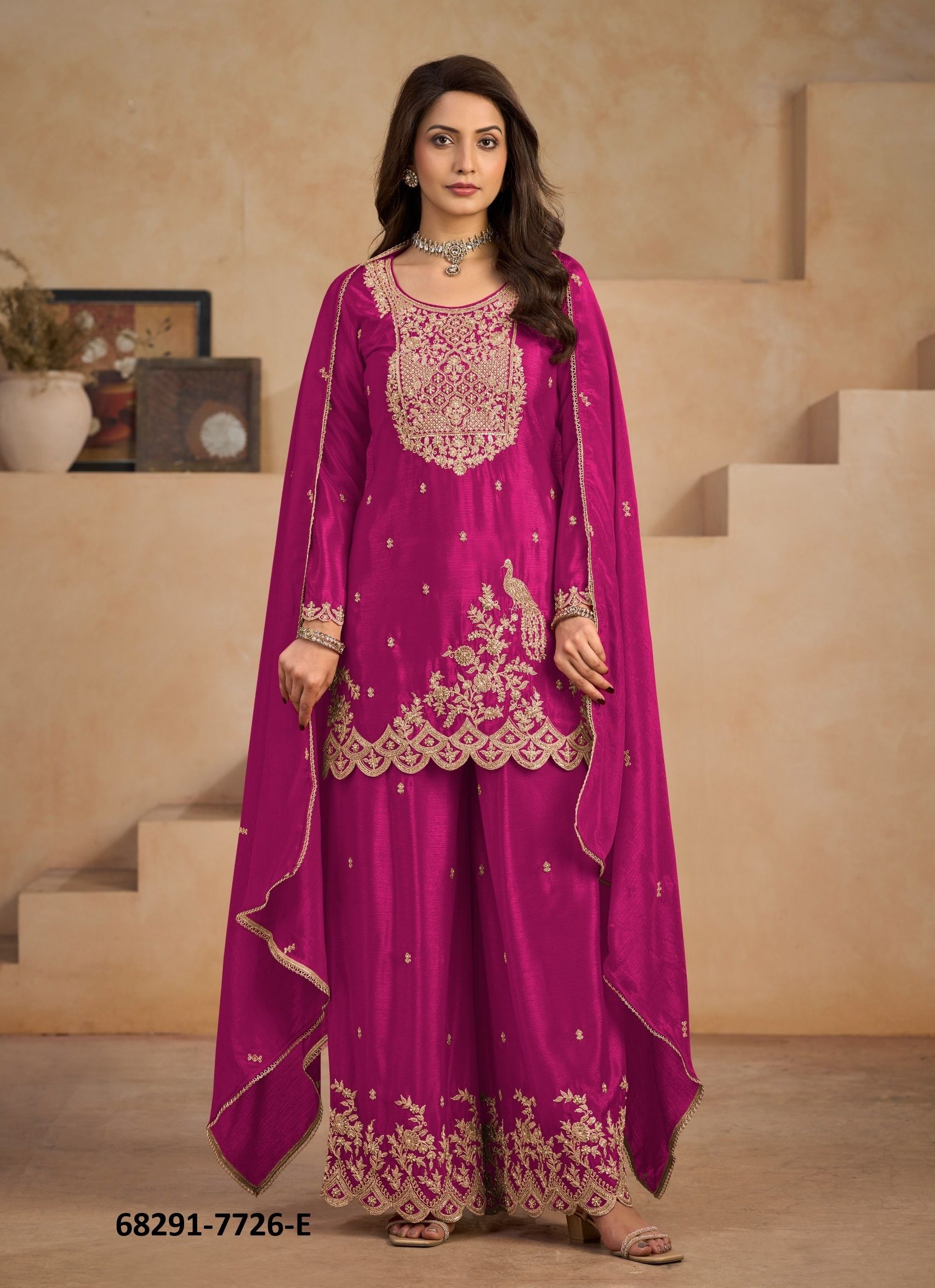 GULISTAN - Catalog # 68291 (Set of 5 Readymade Salwar Suits) GULISTAN - Catalog # 68291 (Set of 5 Readymade Salwar Suits)