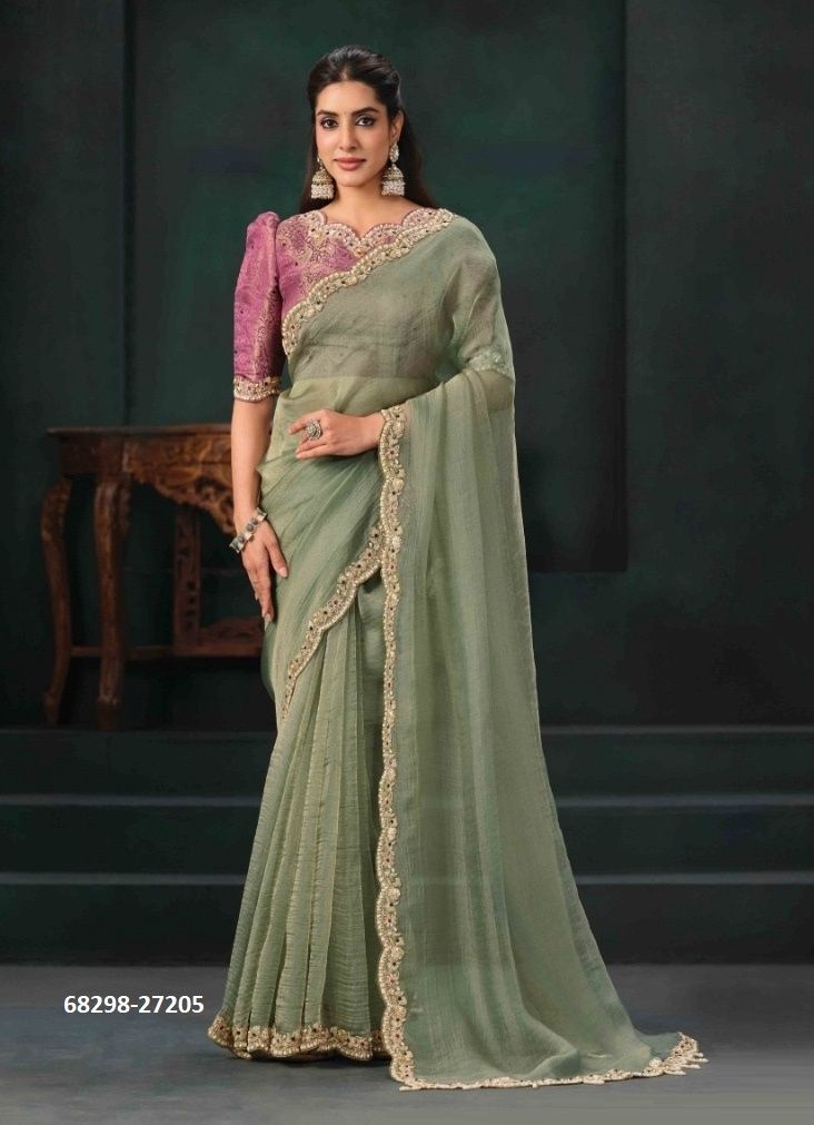 ZAROKHA - Catalog # 68298 (Set of 14 Sarees) ZAROKHA - Catalog # 68298 (Set of 14 Sarees)