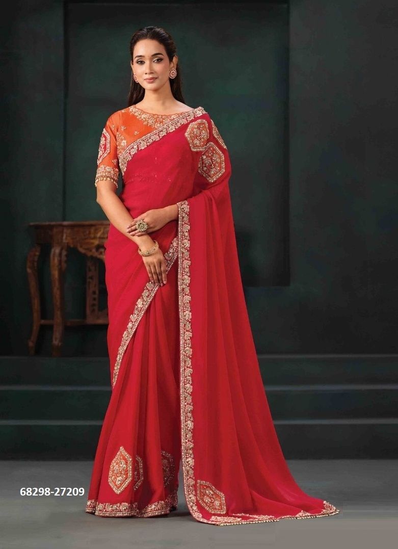 ZAROKHA - Catalog # 68298 (Set of 14 Sarees) ZAROKHA - Catalog # 68298 (Set of 14 Sarees)
