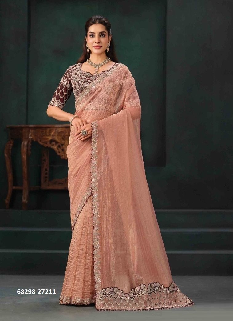 ZAROKHA - Catalog # 68298 (Set of 14 Sarees) ZAROKHA - Catalog # 68298 (Set of 14 Sarees)